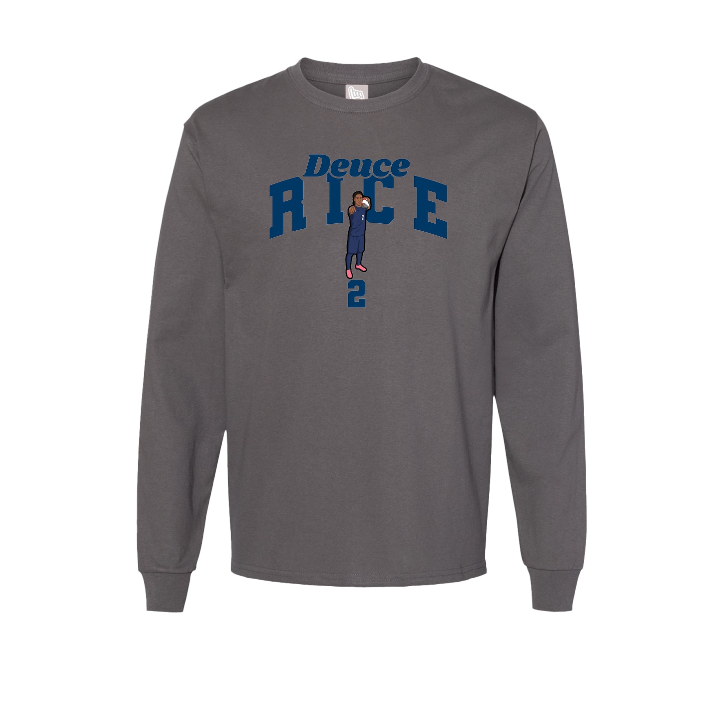 Long Sleeve Tee — Signature Arch in Grey