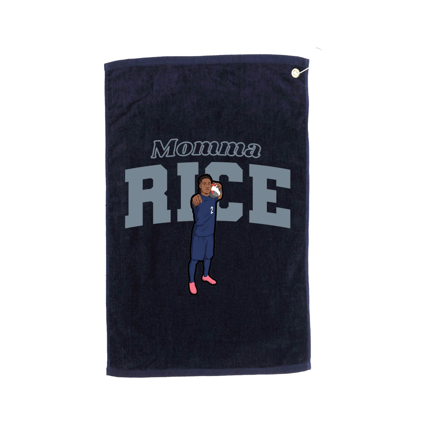 Golf Towel — Mothers Day Block in Navy