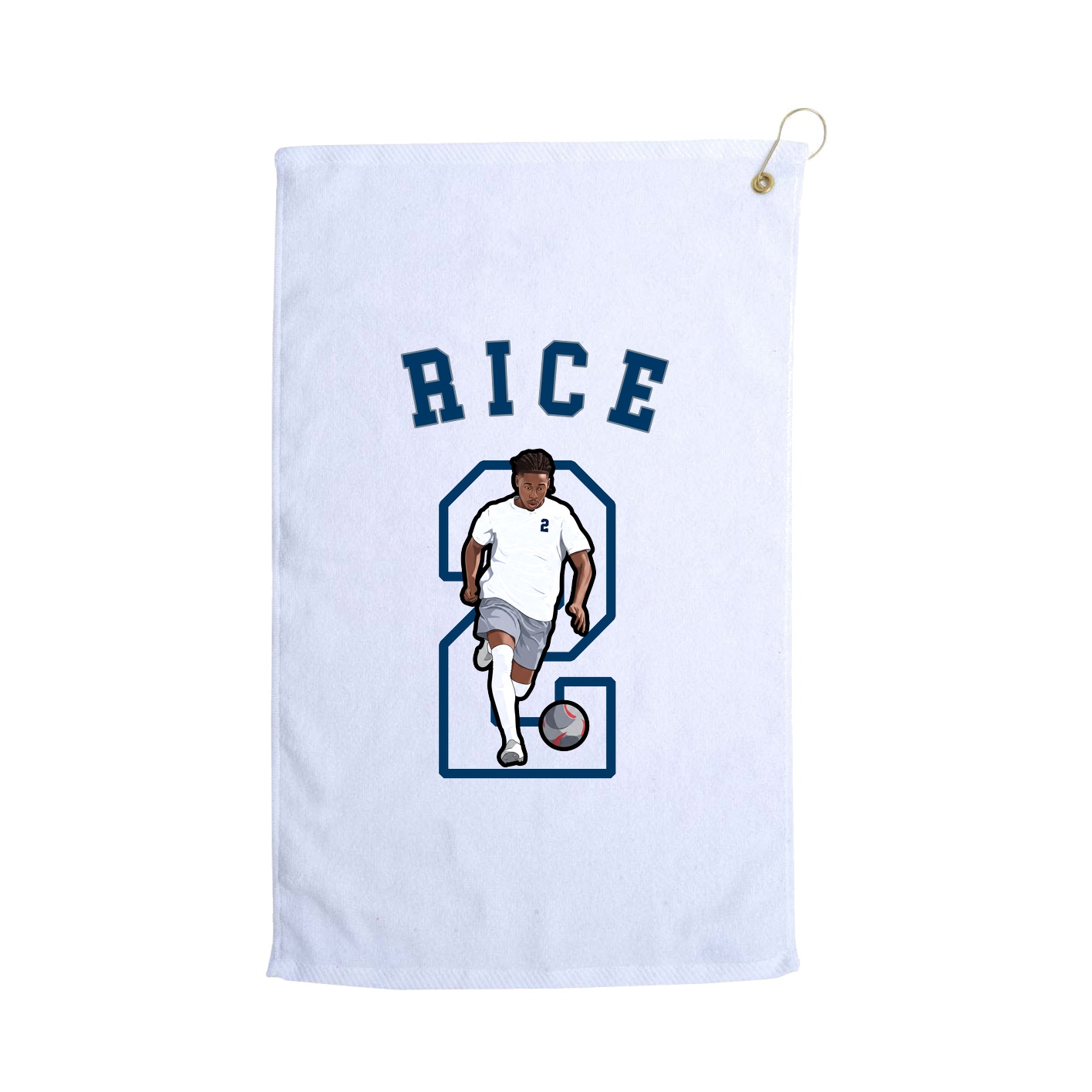 Golf Towel — Shirsey Arch in White