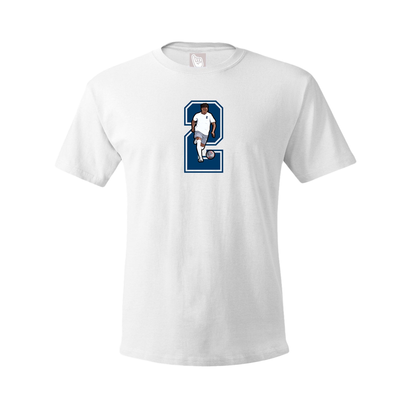 Tee — Number in White