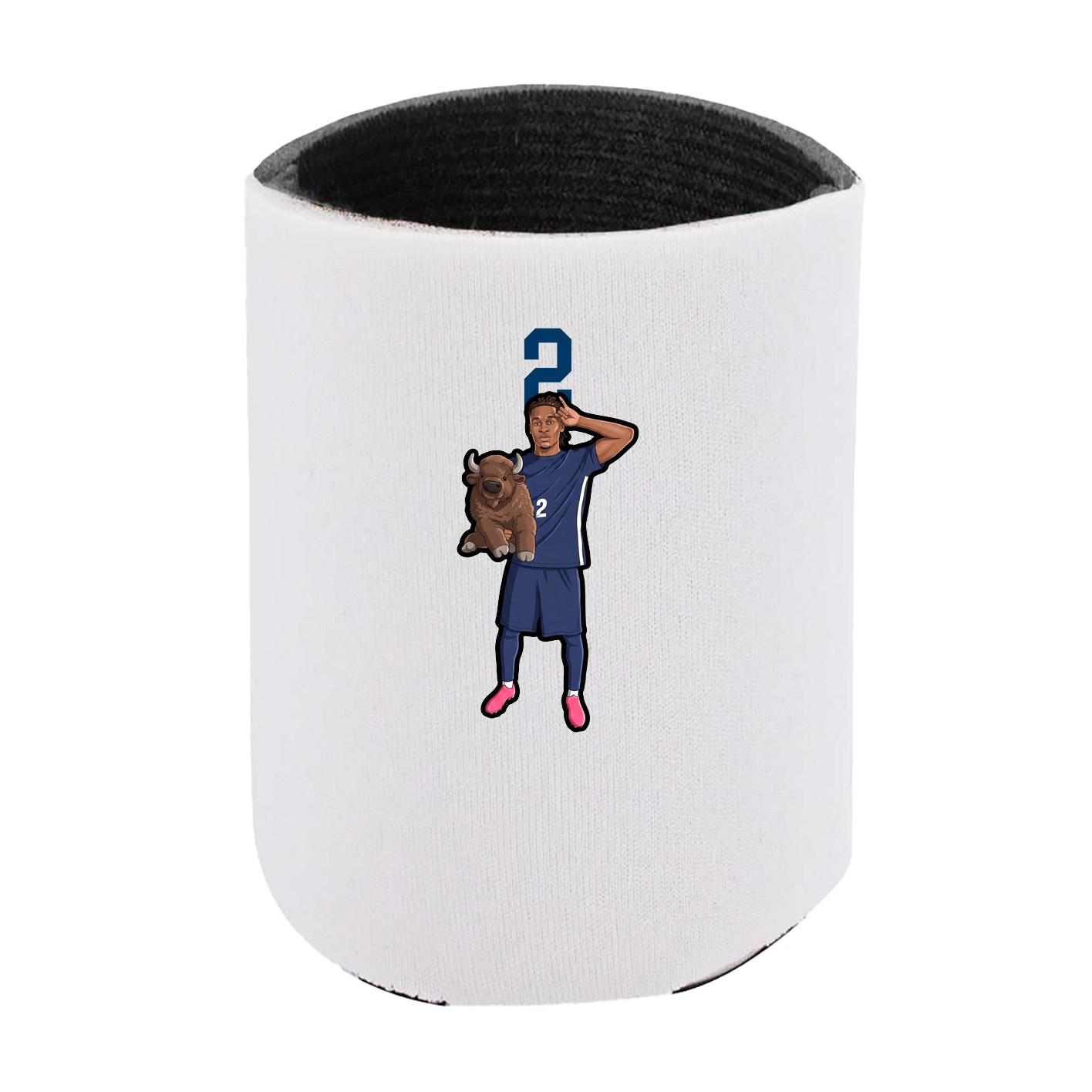 Can Holder — Number Top in White