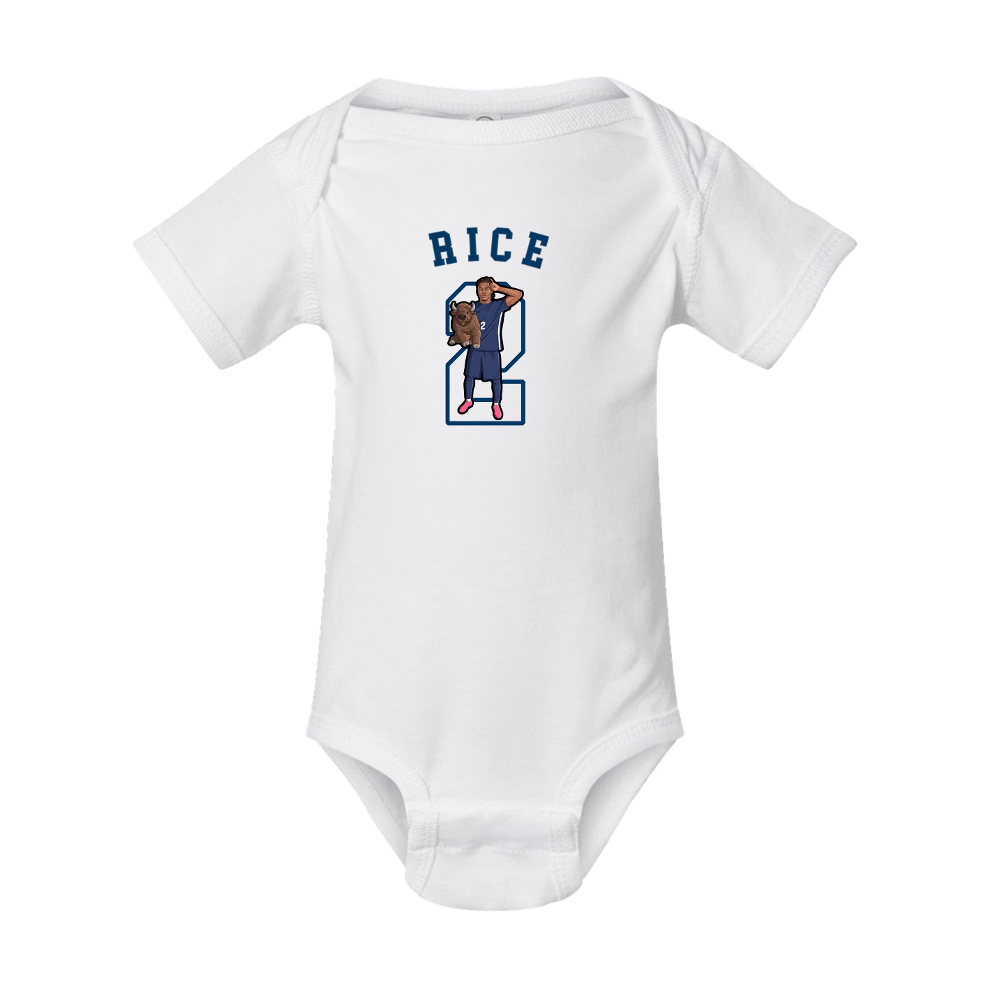 Baby Onesie — Shirsey Arch in White