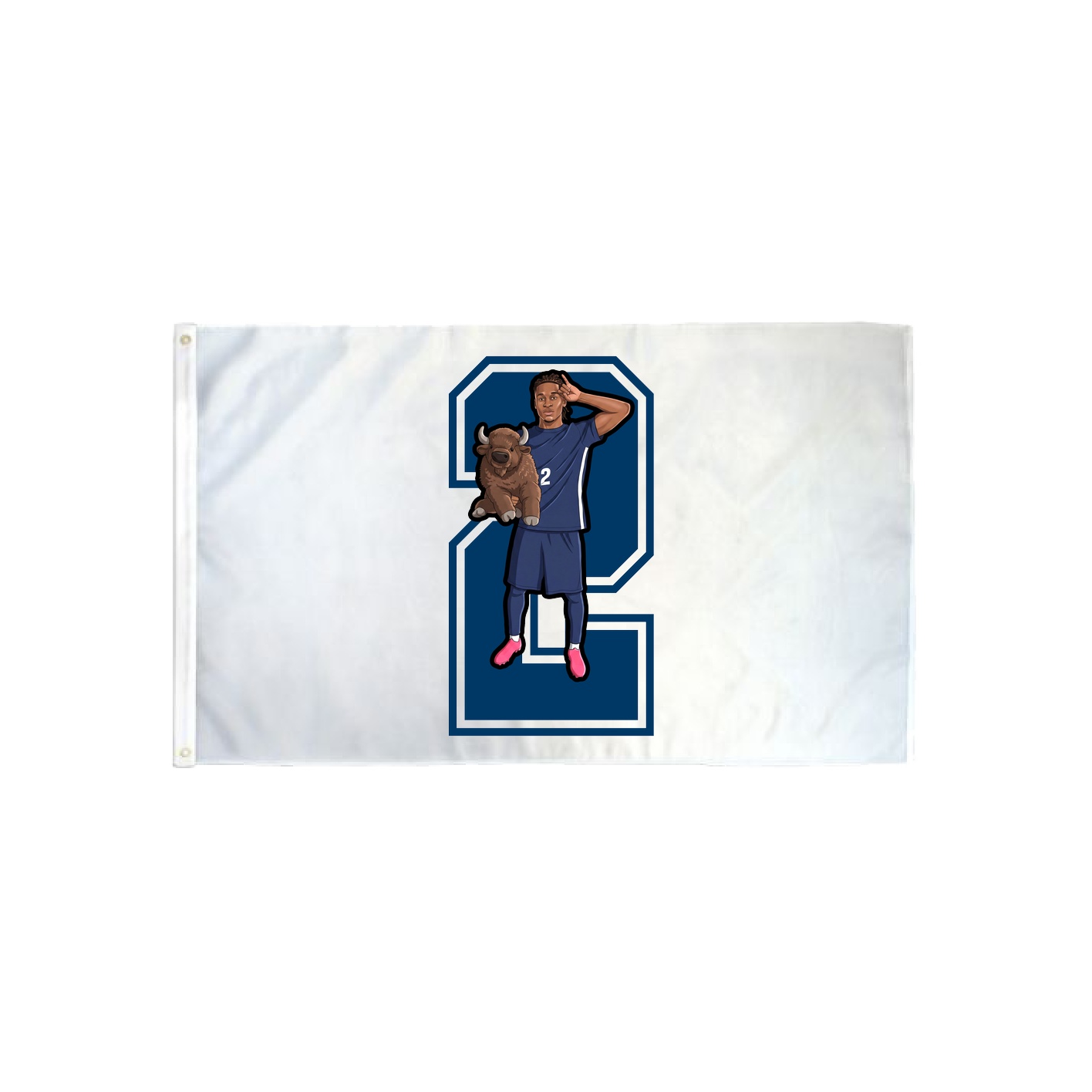 3x5 Flag — Number in Classic