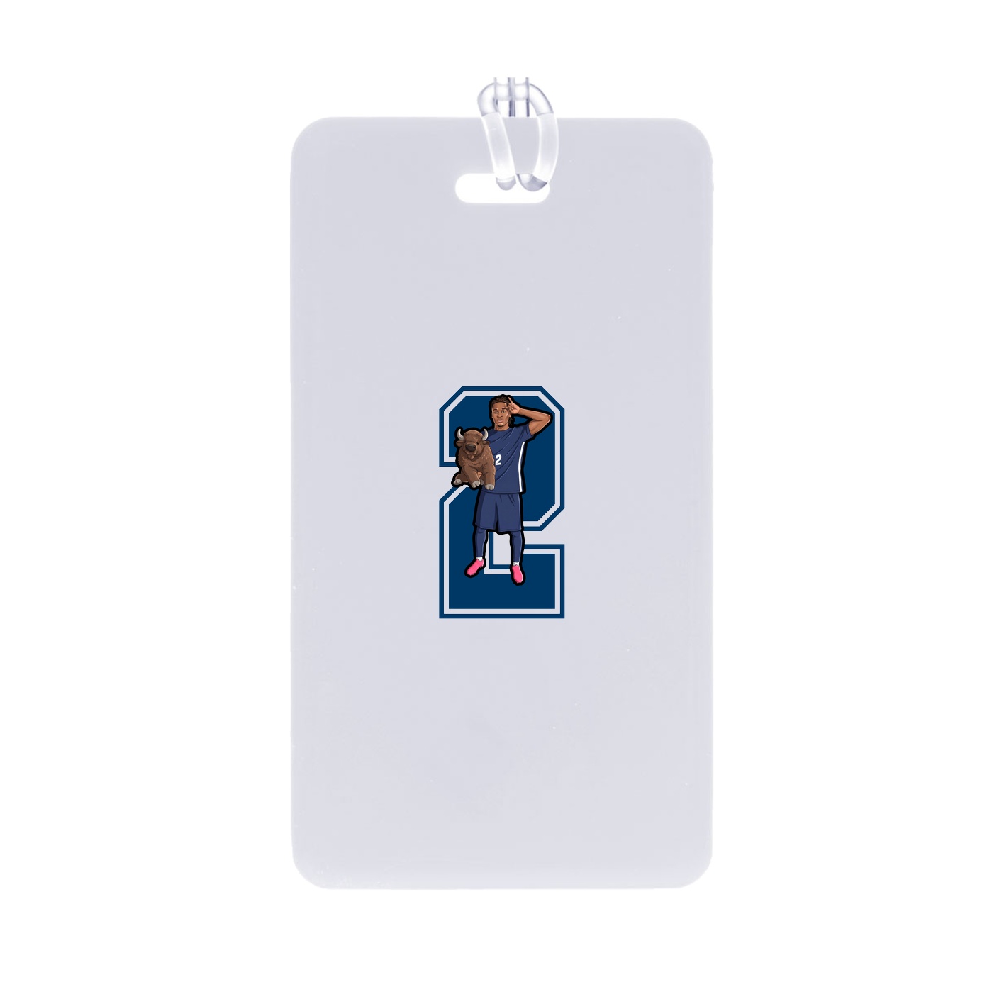 Bag Tag — Number in Classic