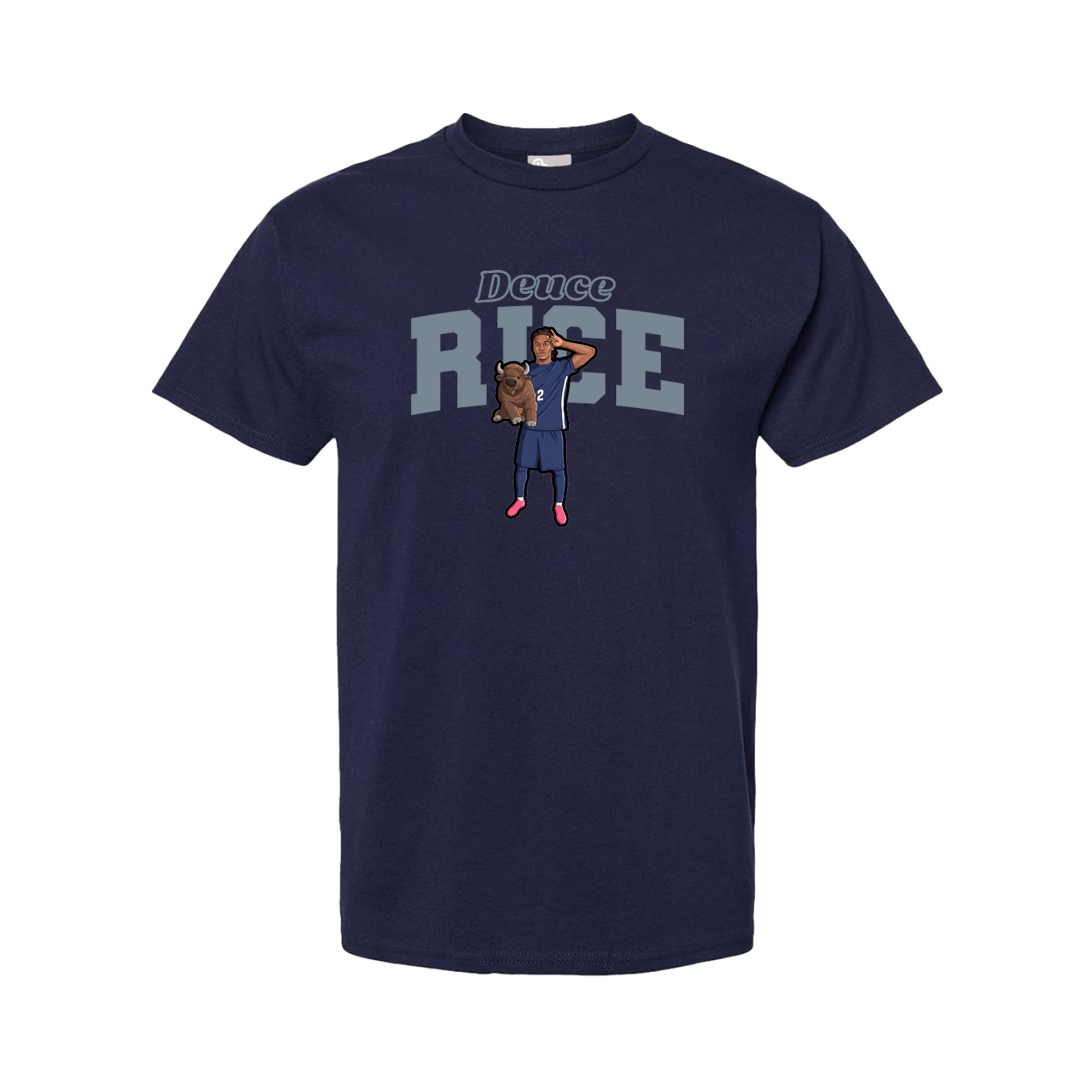 Youth Tee — Name Arch in Navy