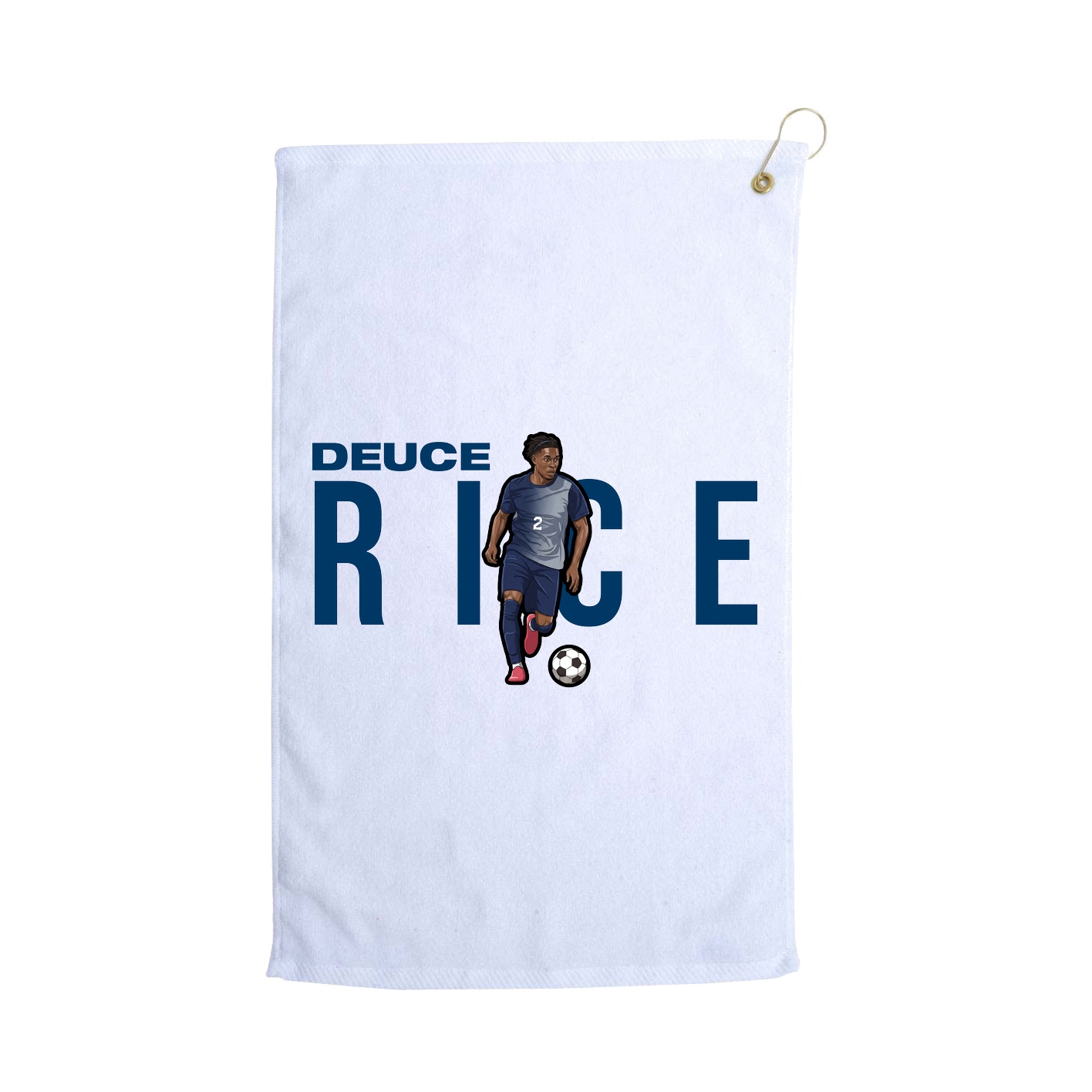 Golf Towel — Player Name in White