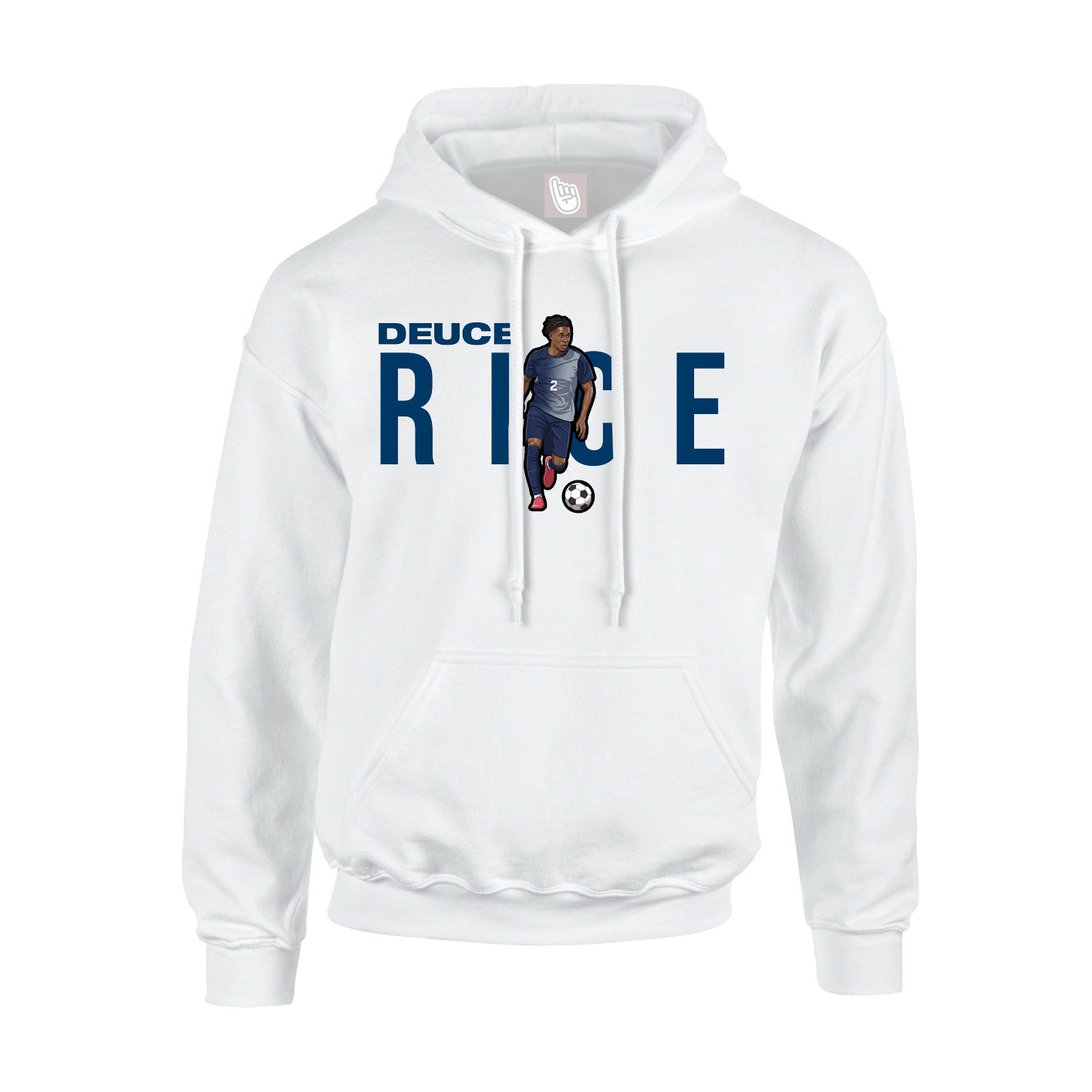 Hoodie — Player Name in White