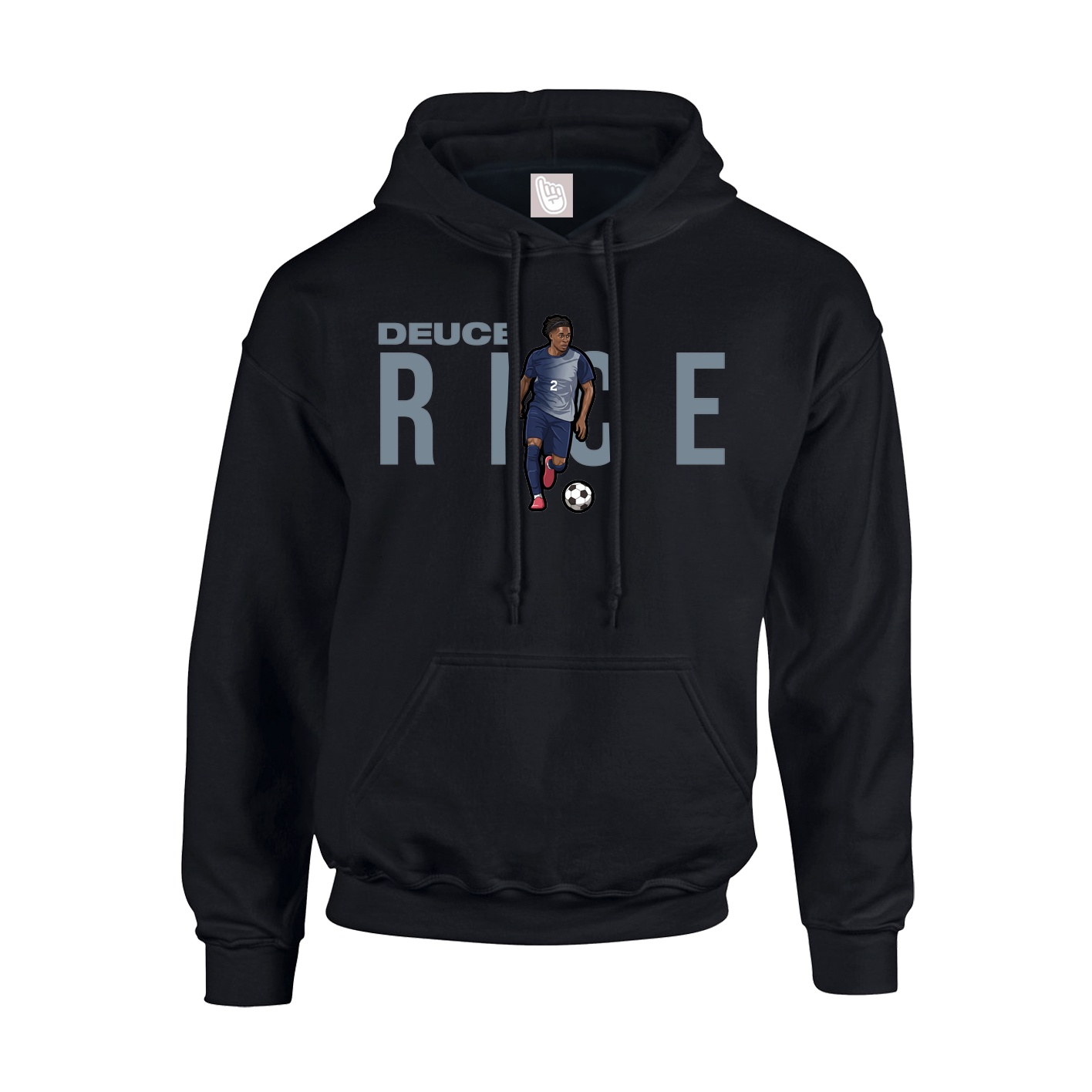 Youth Hoodie — Player Name in Black