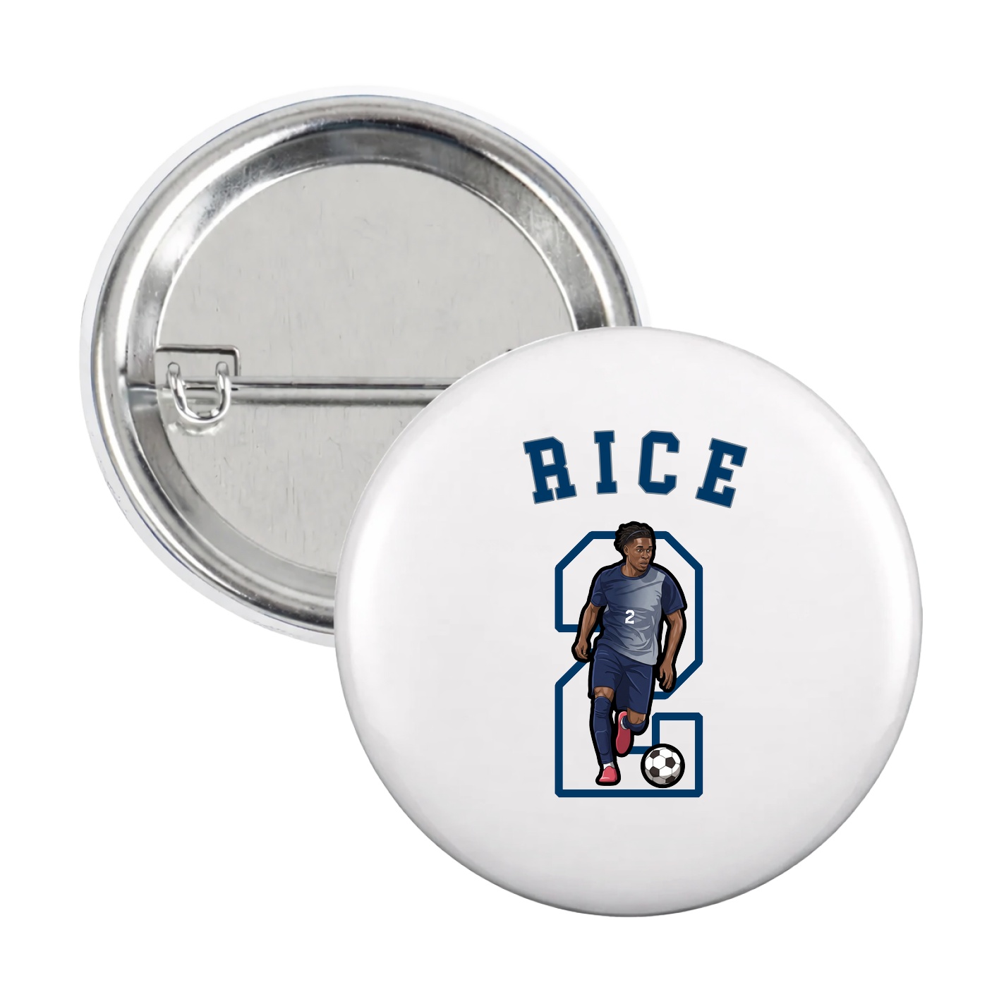 Game Day Button — Shirsey Arch in White