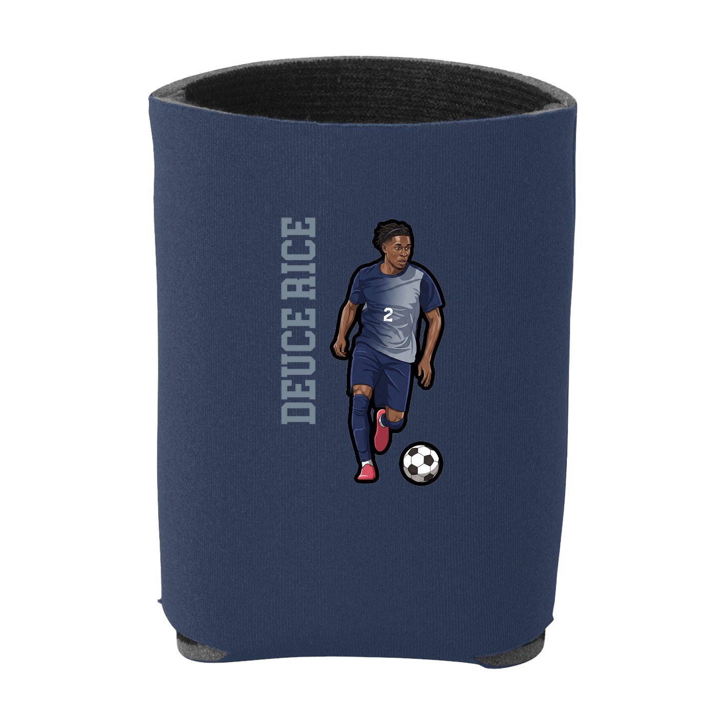 Can Holder — Name Vertical in Navy