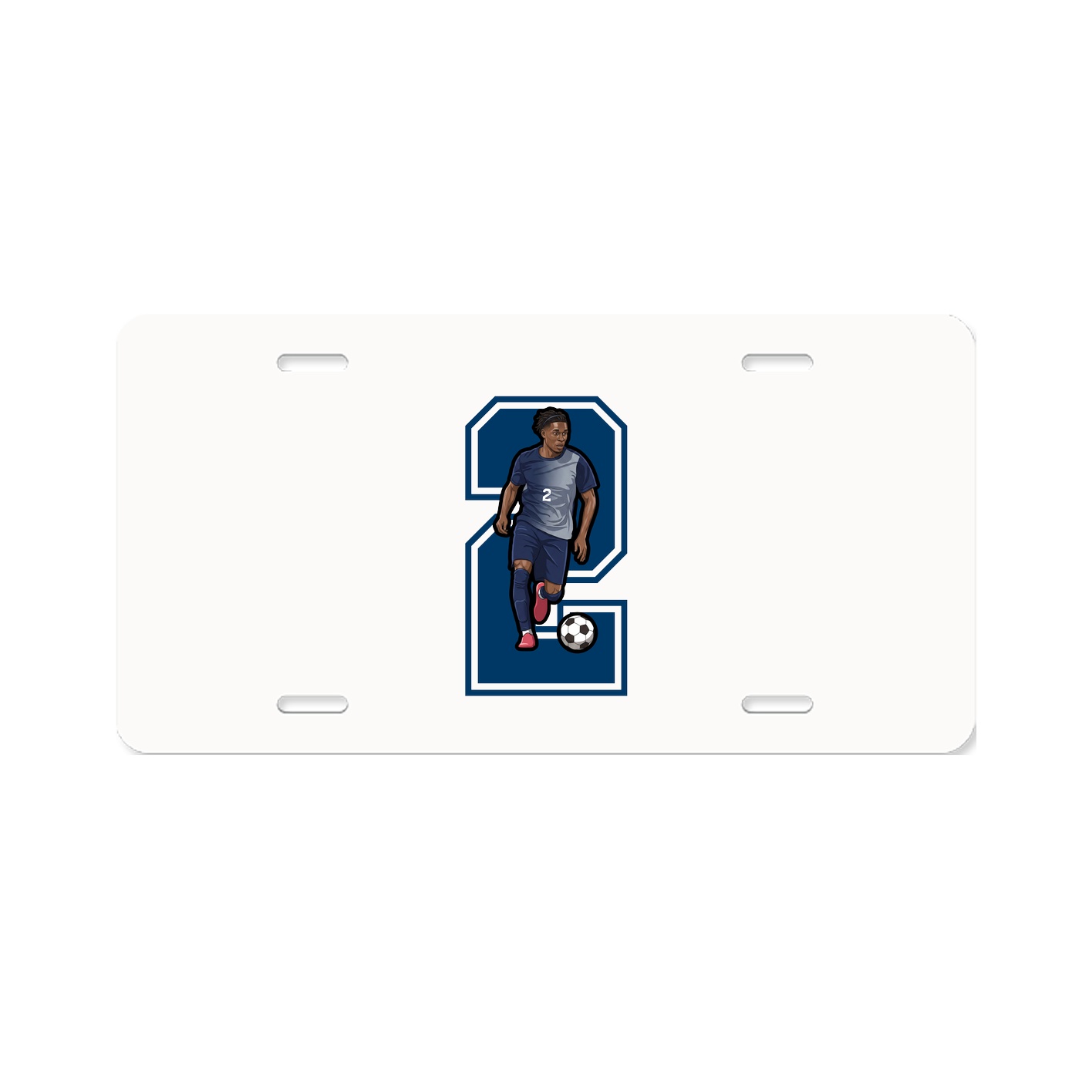 License Plate — Number in Classic