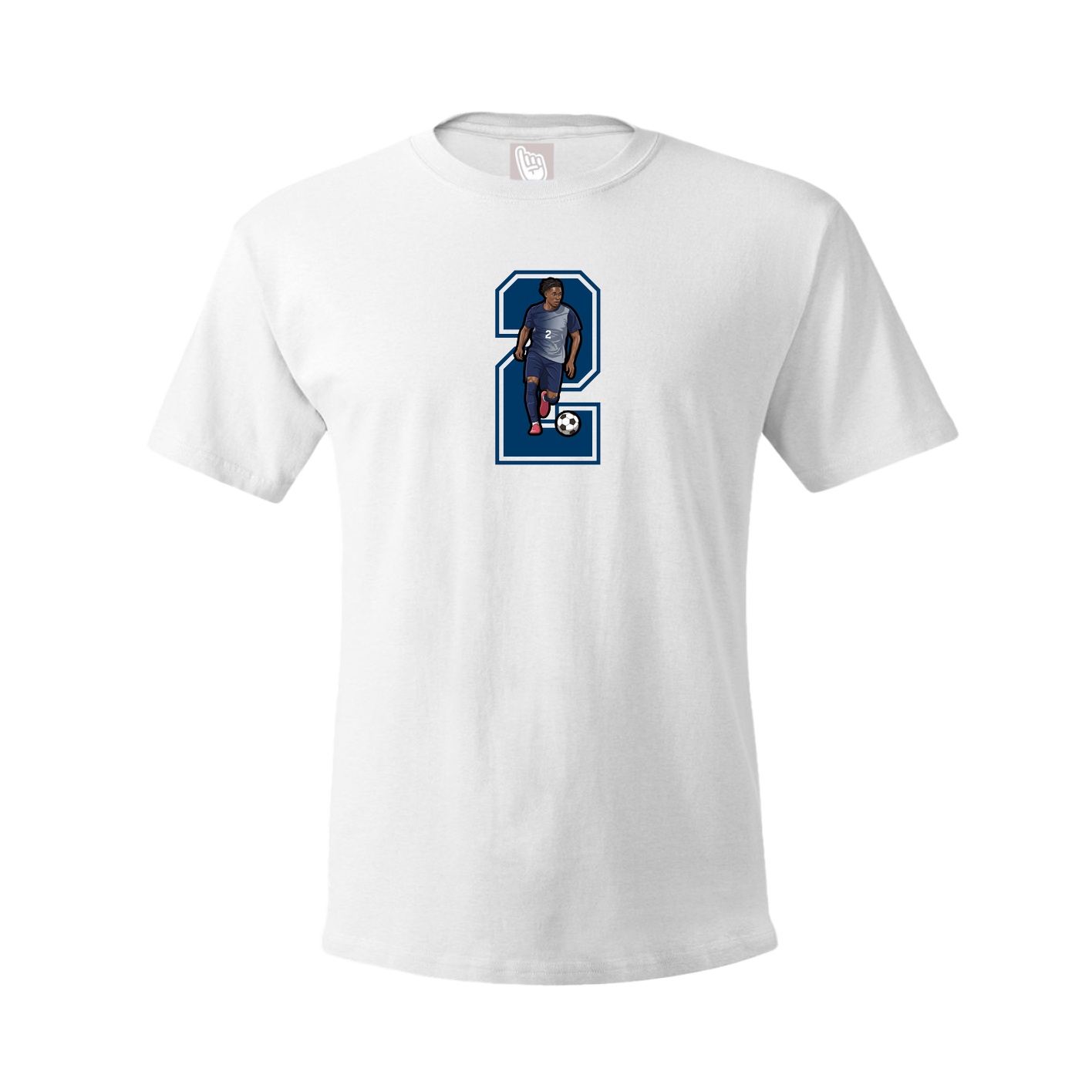 Tee — Number in White