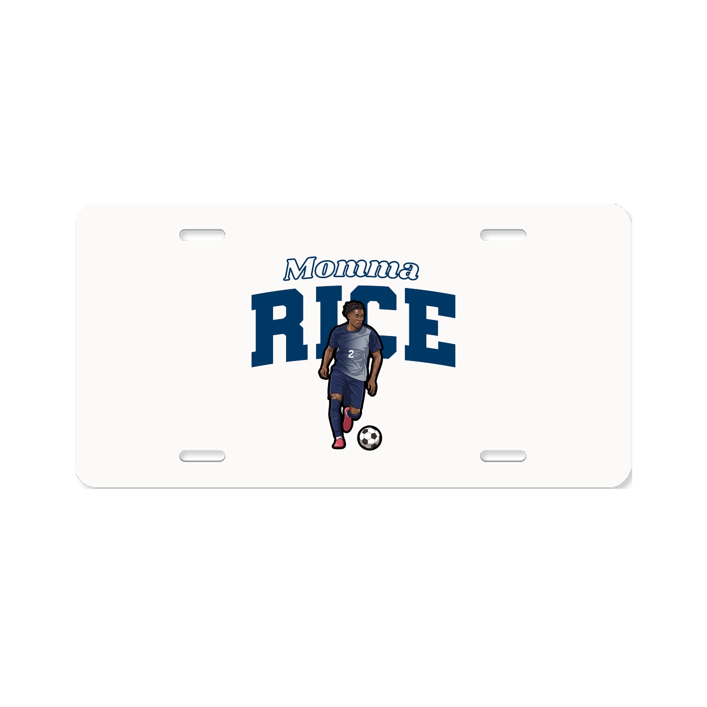 License Plate — Mothers Day Block in Classic