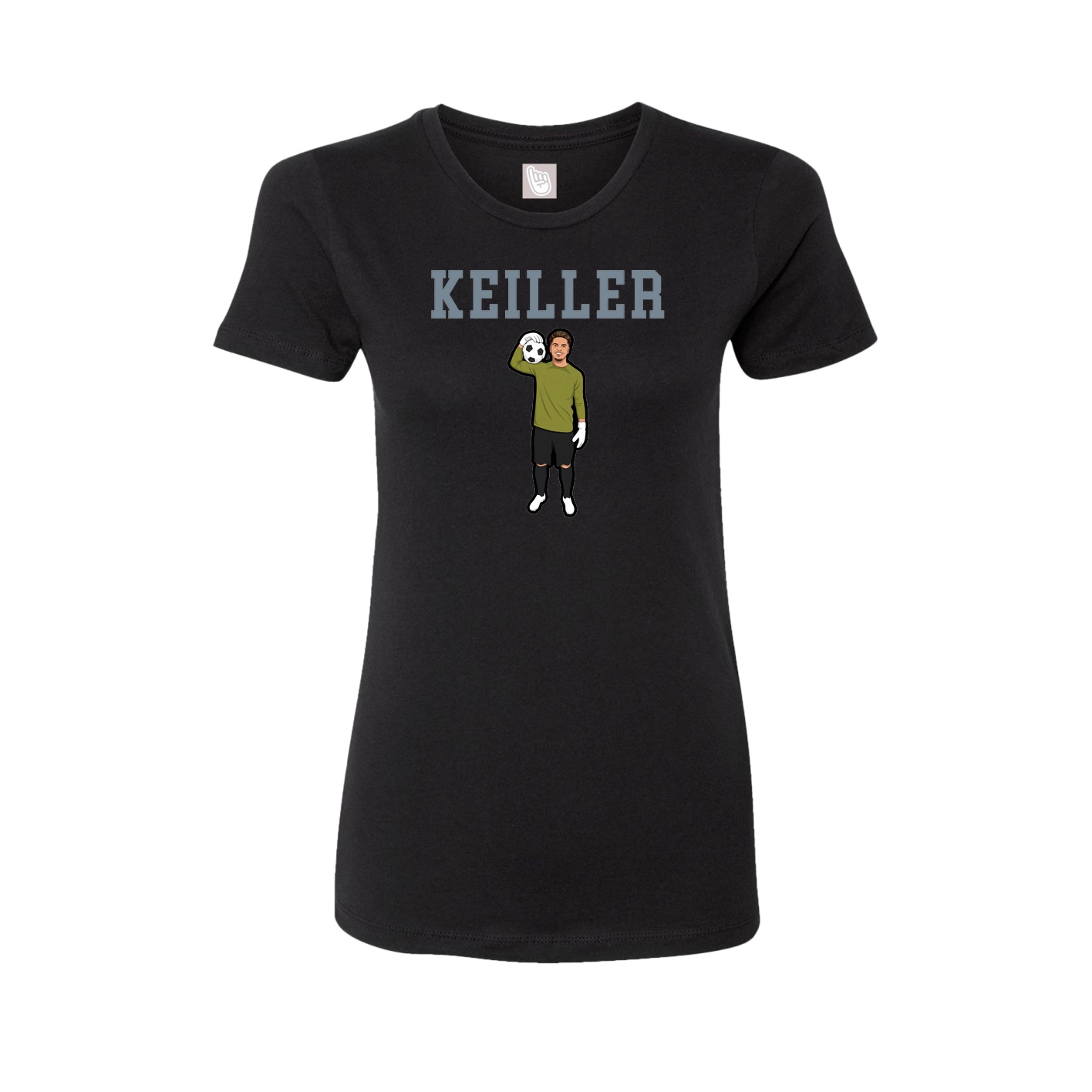 Fitted Women's Tee — Shirsey in Black
