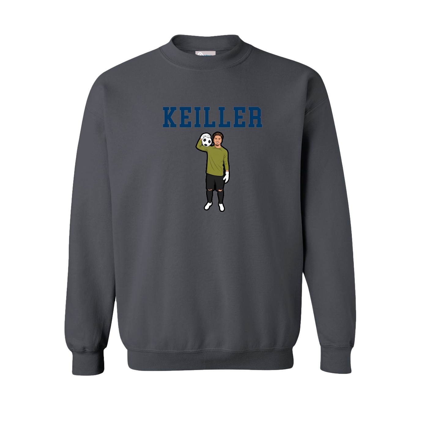 Fleece Crew — Shirsey in Grey