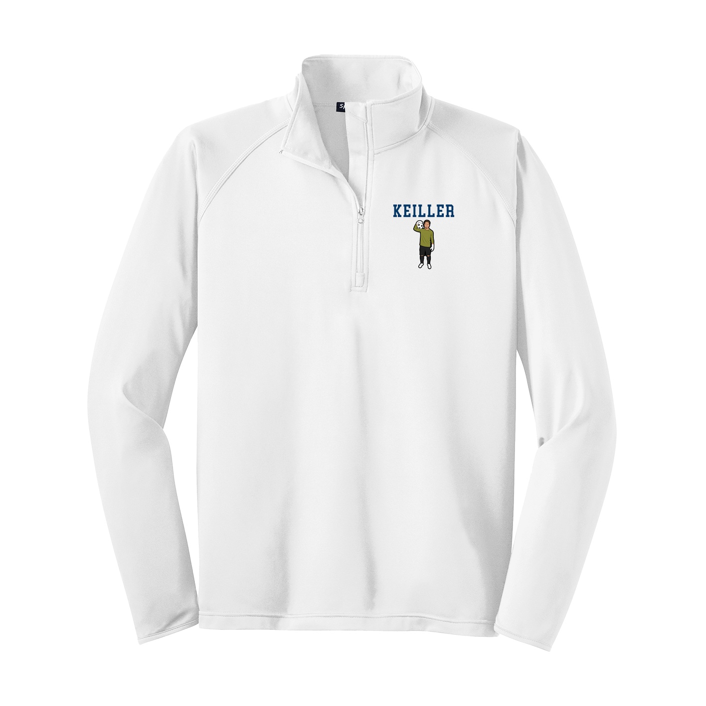 Q-Zip Pullover — Shirsey in White