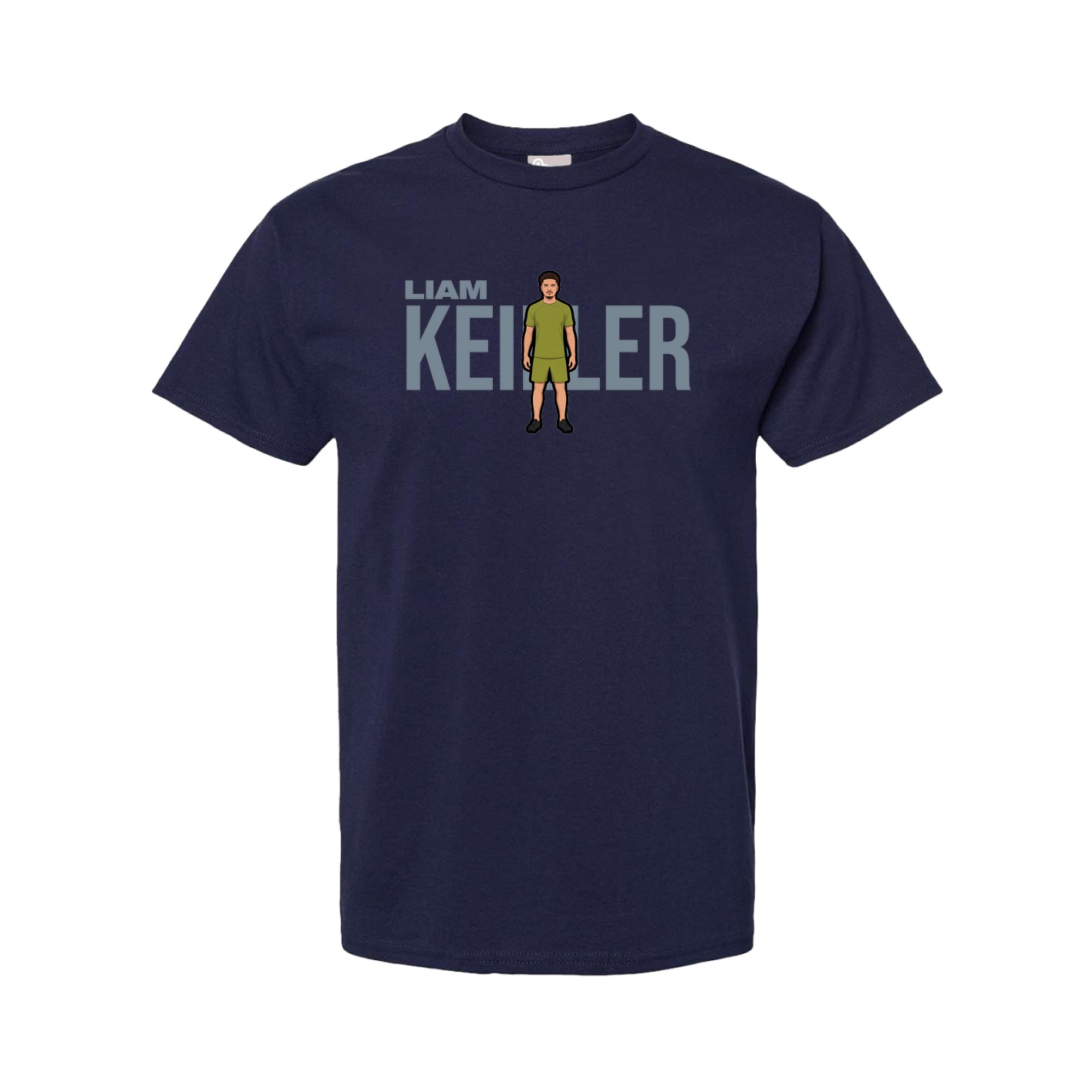 Youth Tee — Player Name in Navy