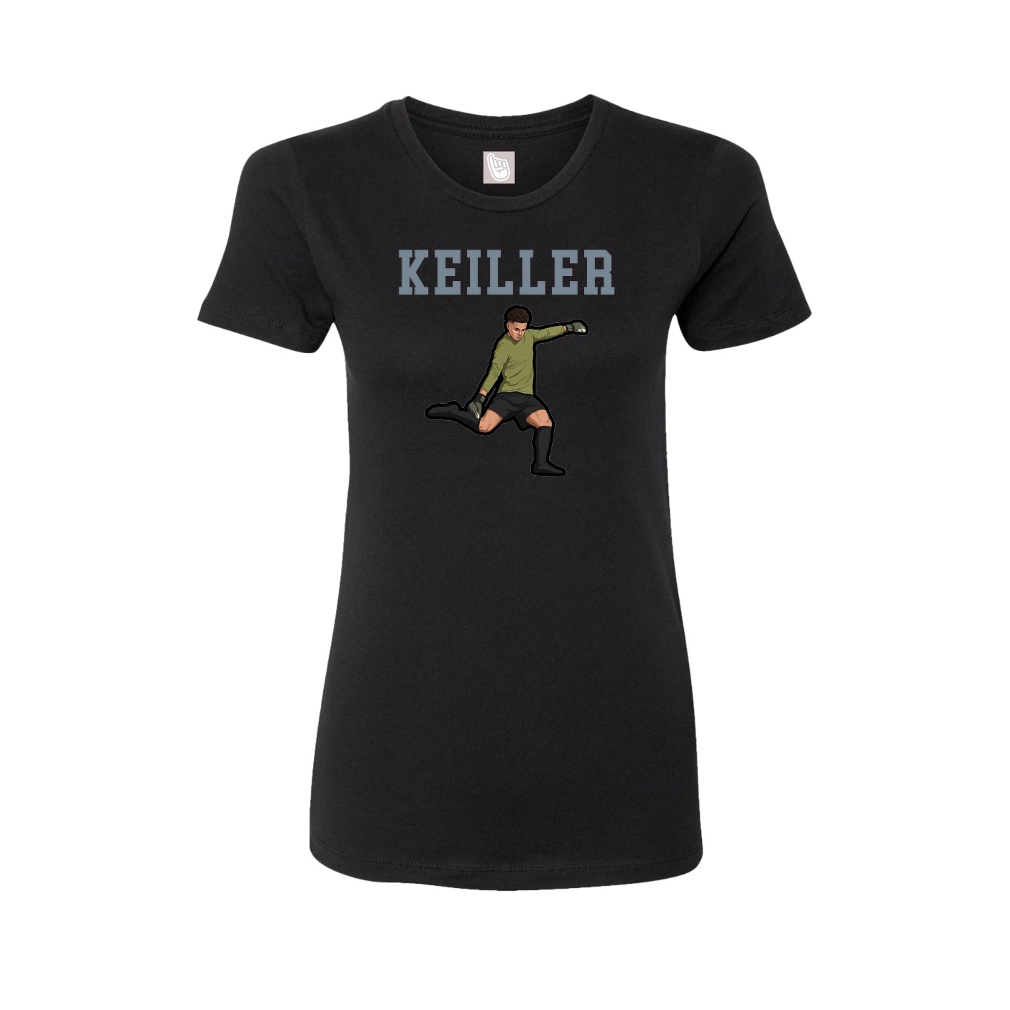Fitted Women's Tee — Shirsey in Black