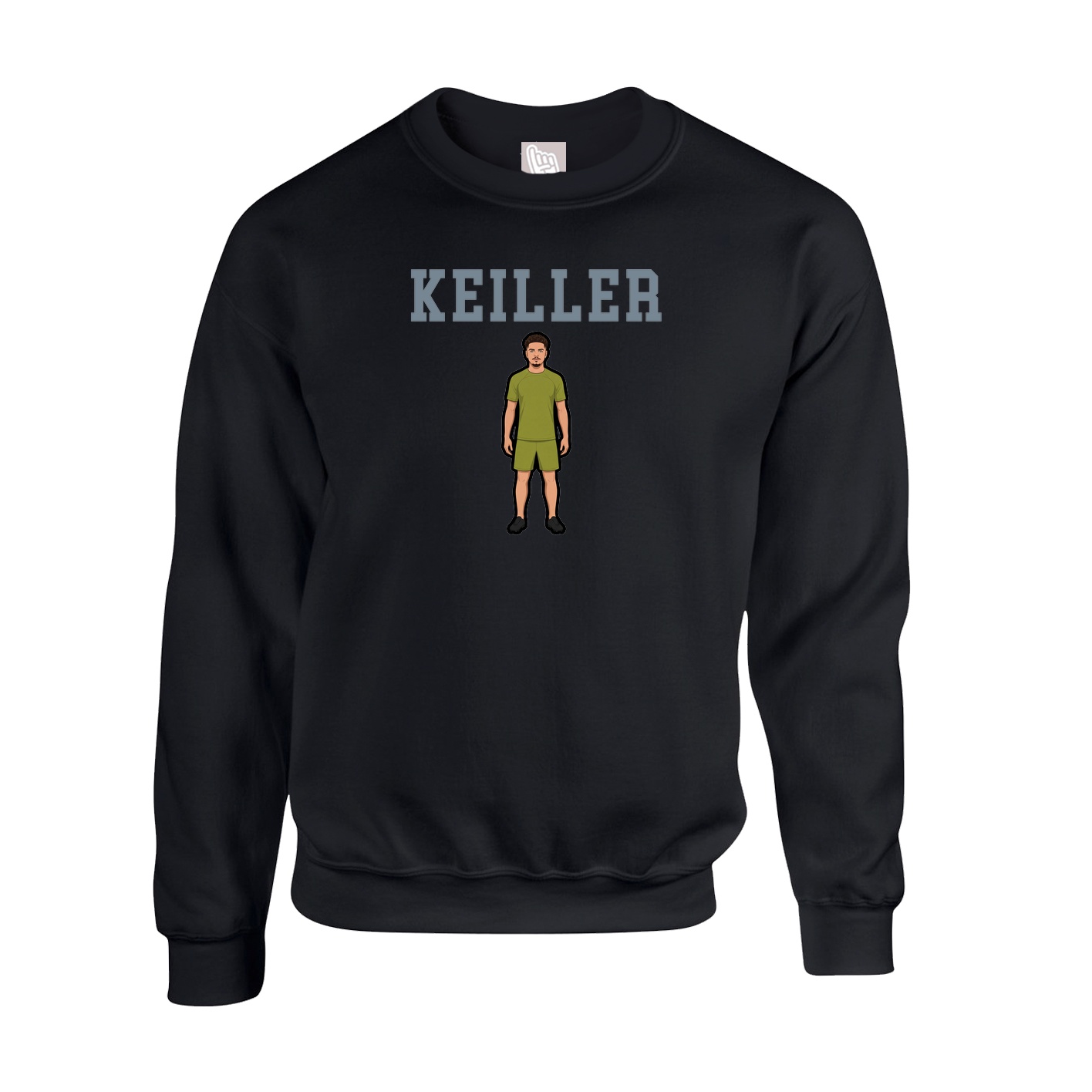 Fleece Crew — Shirsey in Black