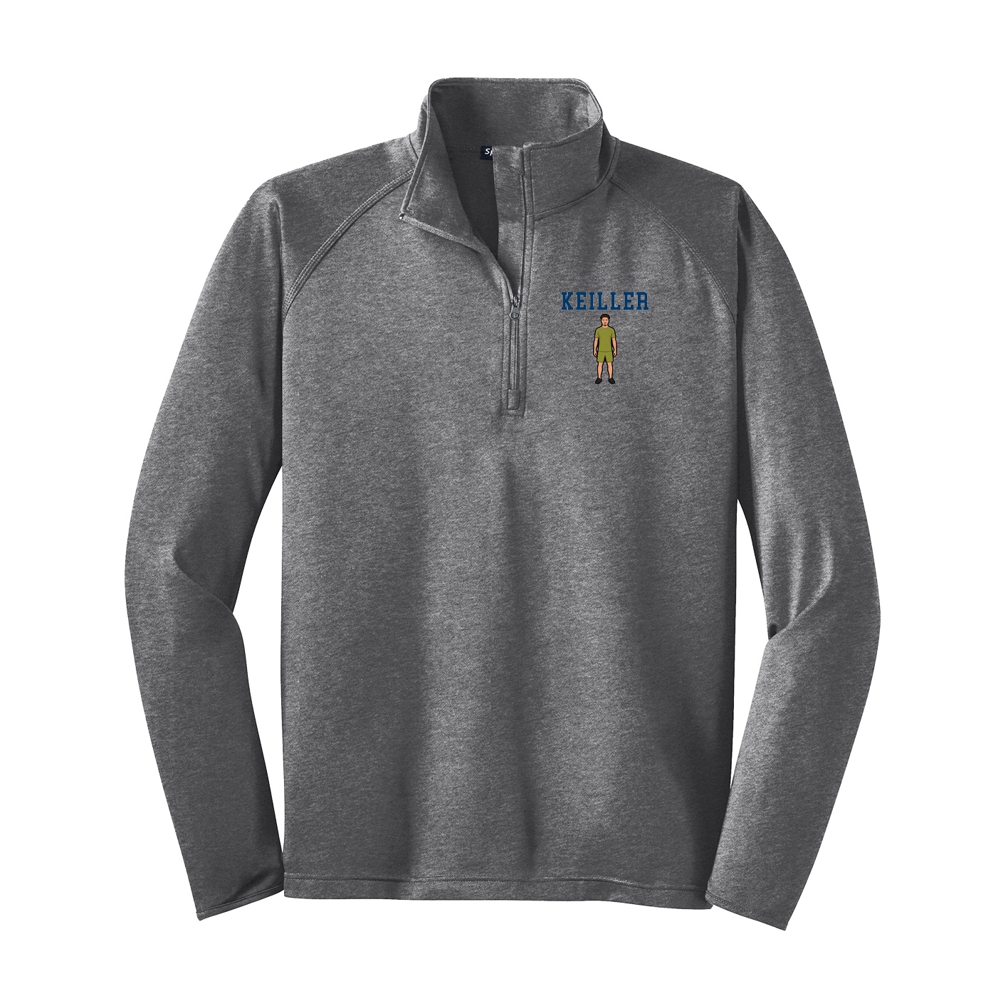 Q-Zip Pullover — Shirsey in Grey