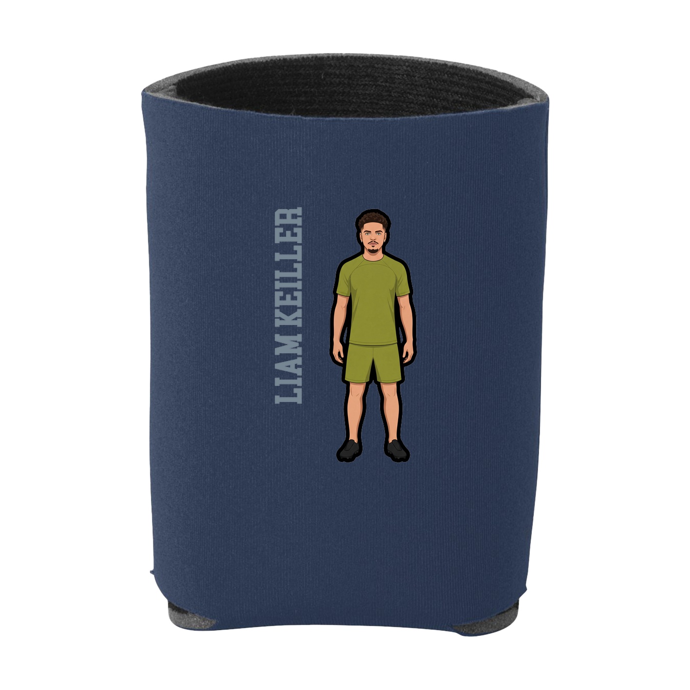 Can Holder — Name Vertical in Navy