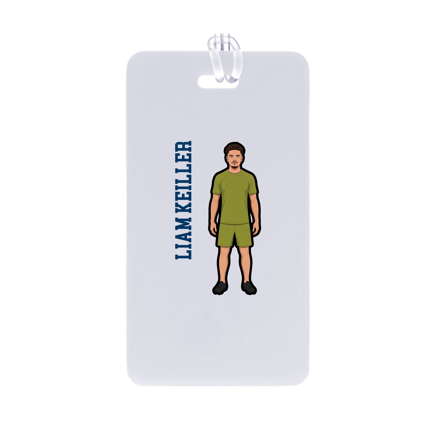 Bag Tag — Name Vertical in Classic