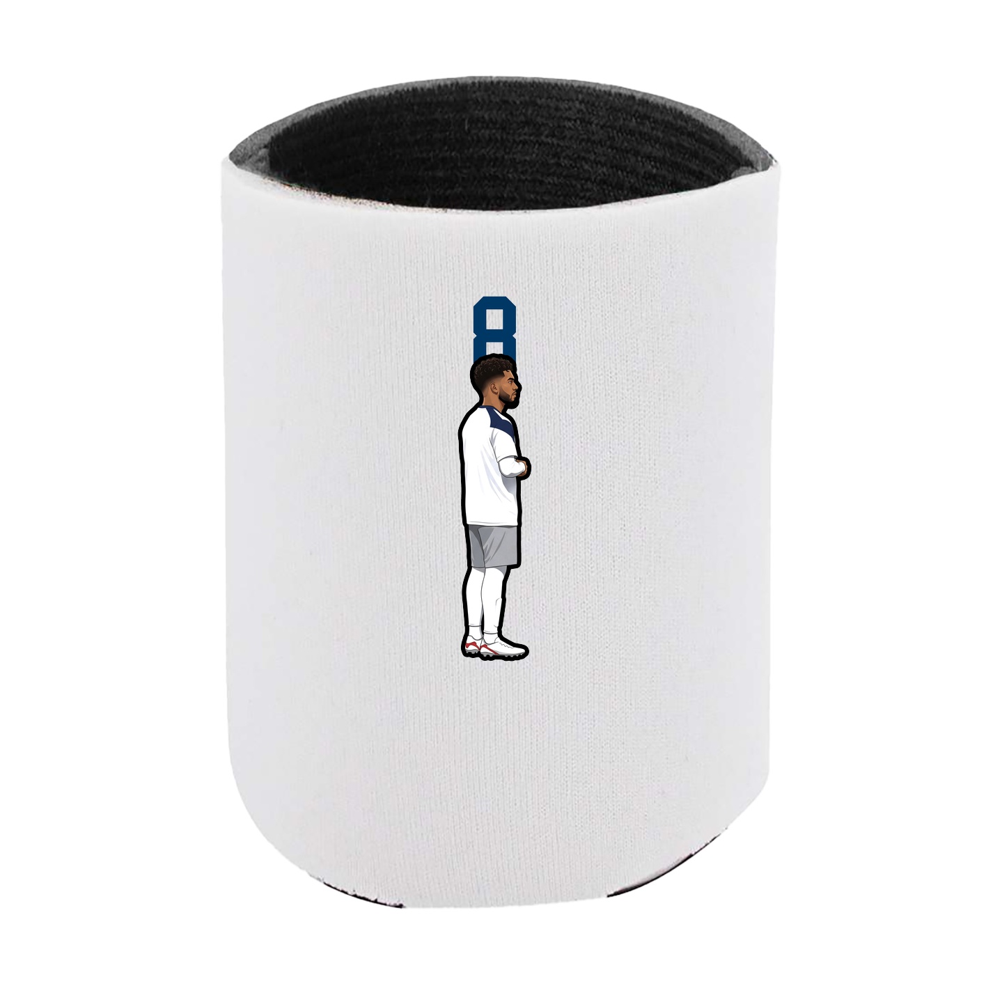 Can Holder — Number Top in White