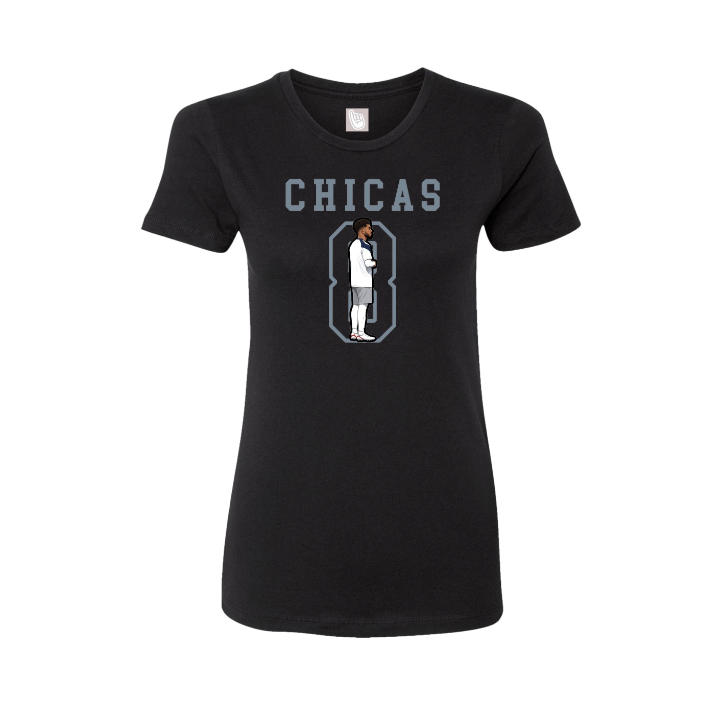 Fitted Women's Tee — Shirsey in Black