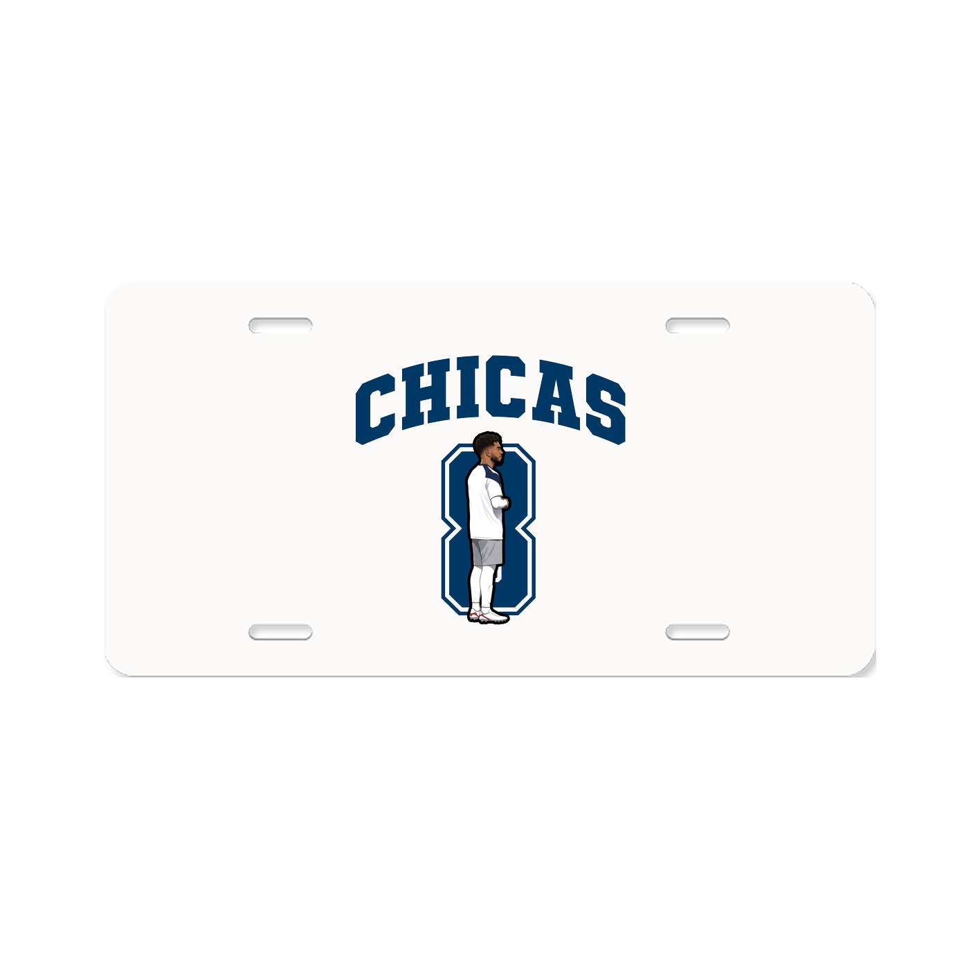 License Plate — Number in Classic