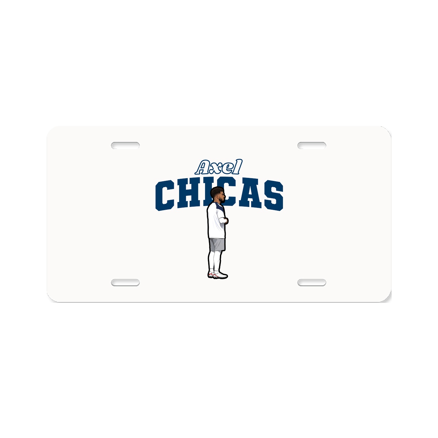 License Plate — Name Arch in Classic