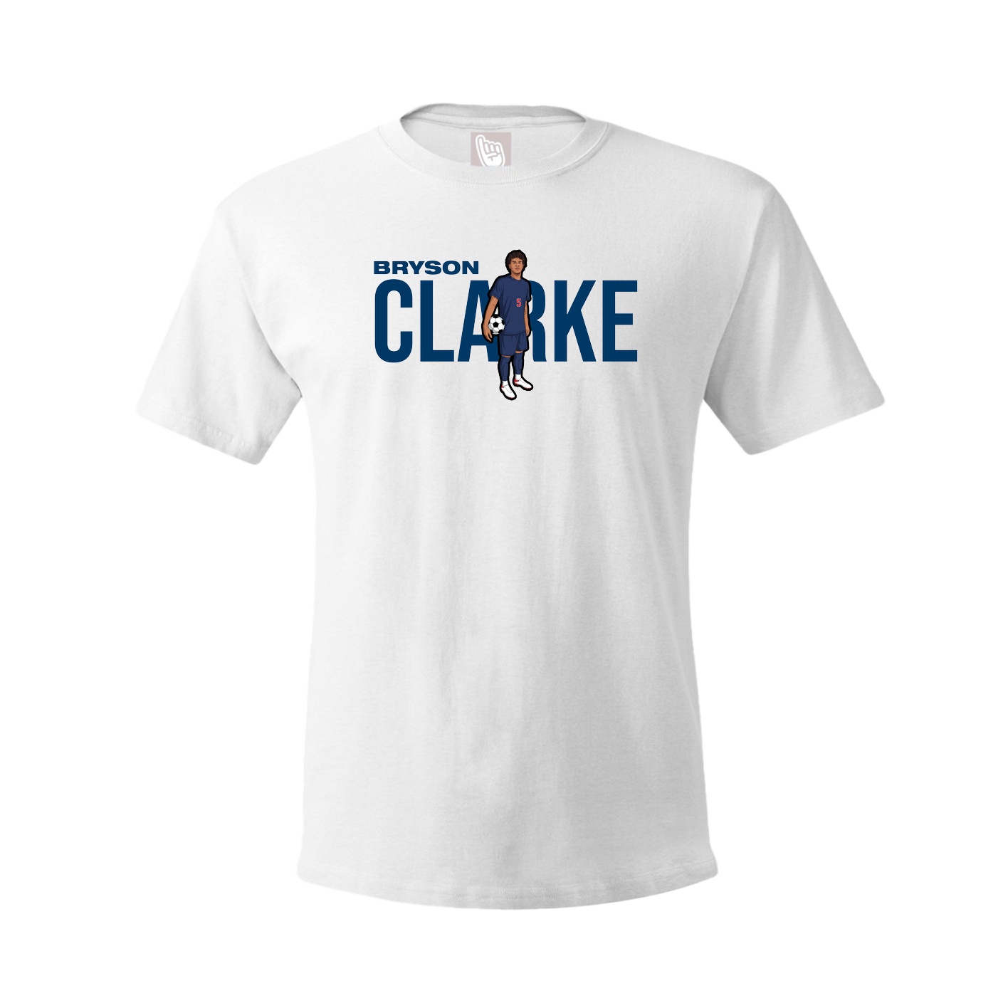 Youth Tee — Player Name in White