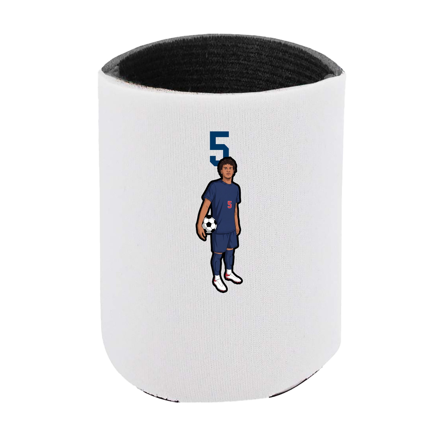 Can Holder — Number Top in White