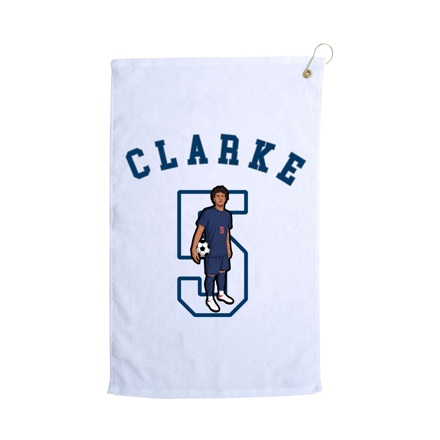 Golf Towel — Shirsey Arch in White