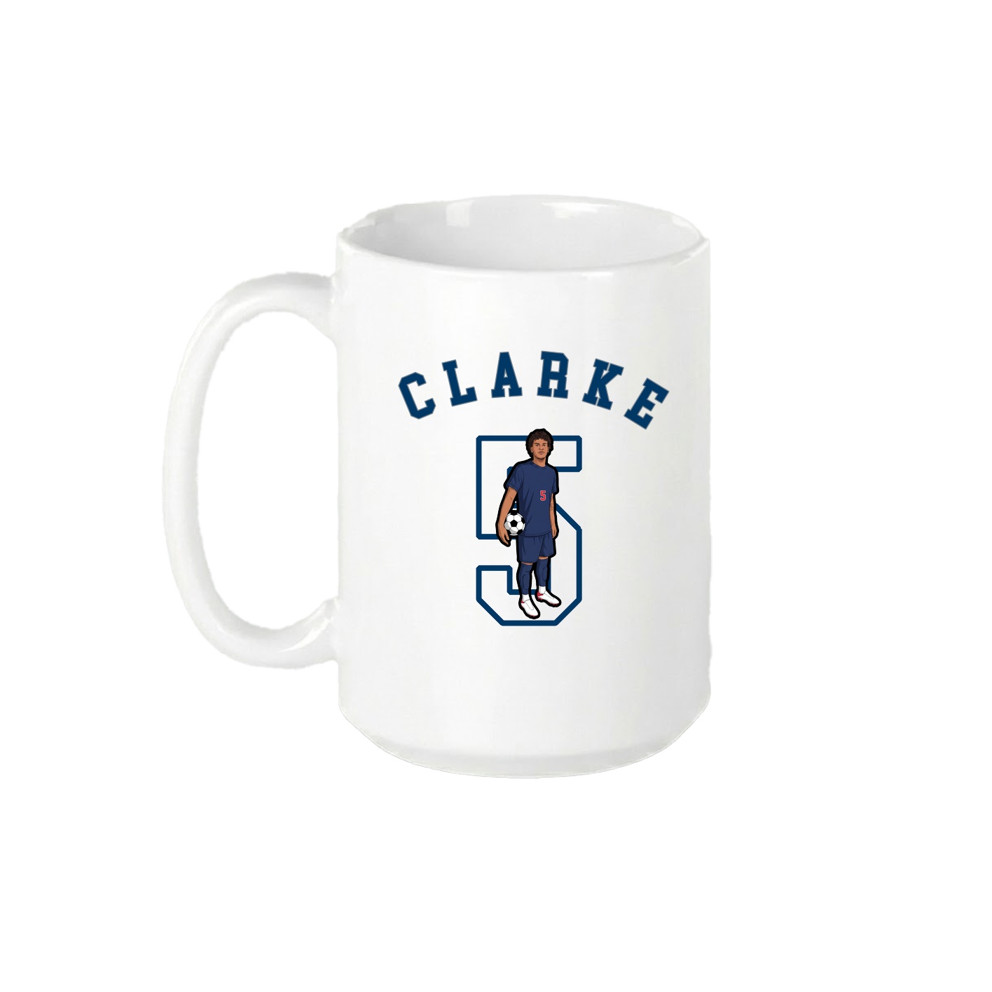 15oz Coffee Mug — Shirsey Arch in White