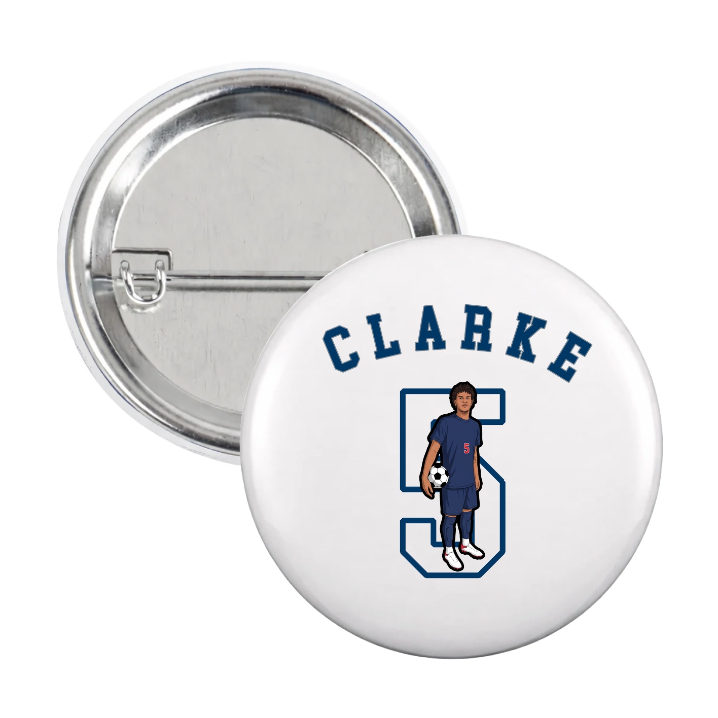Game Day Button — Shirsey Arch in White