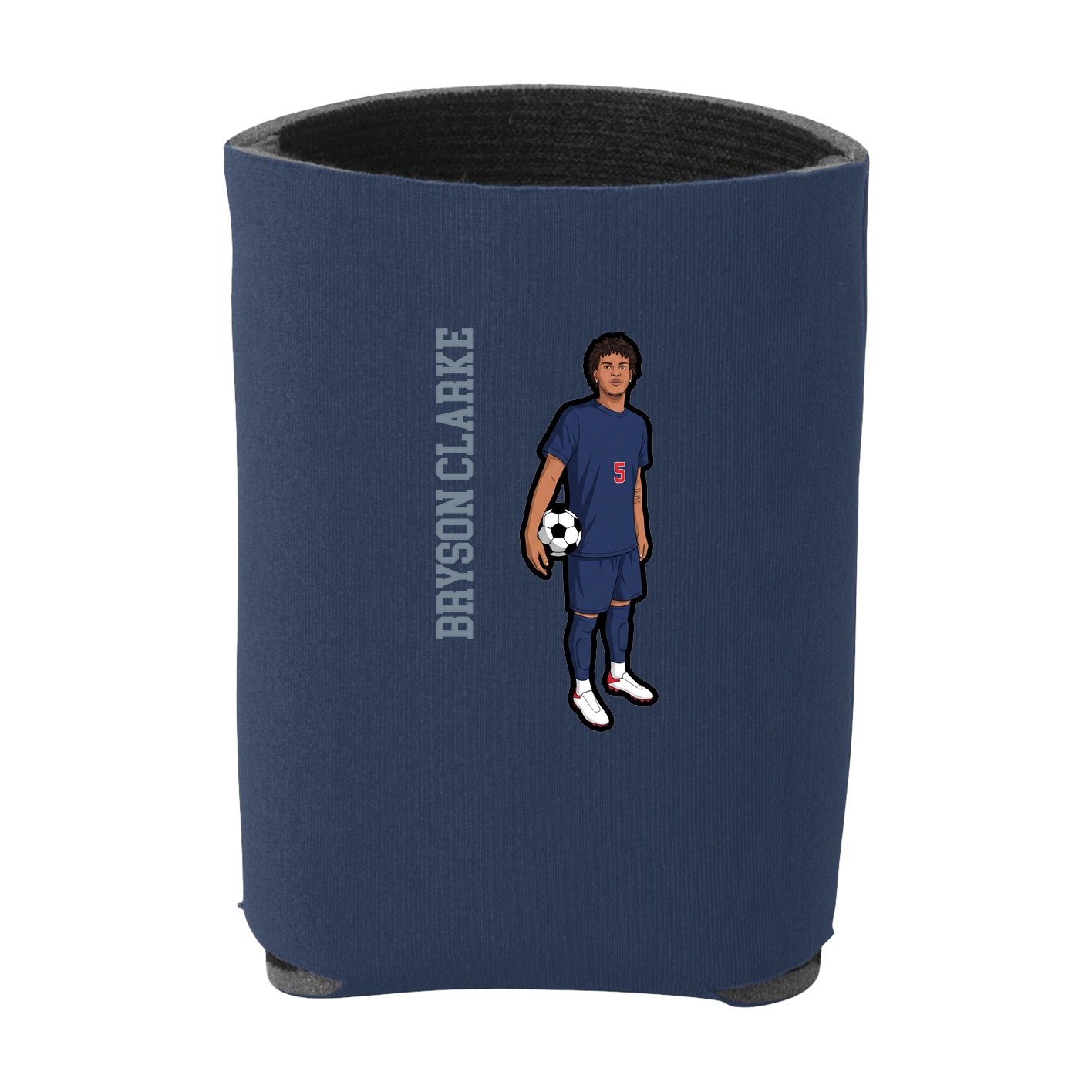 Can Holder — Name Vertical in Navy
