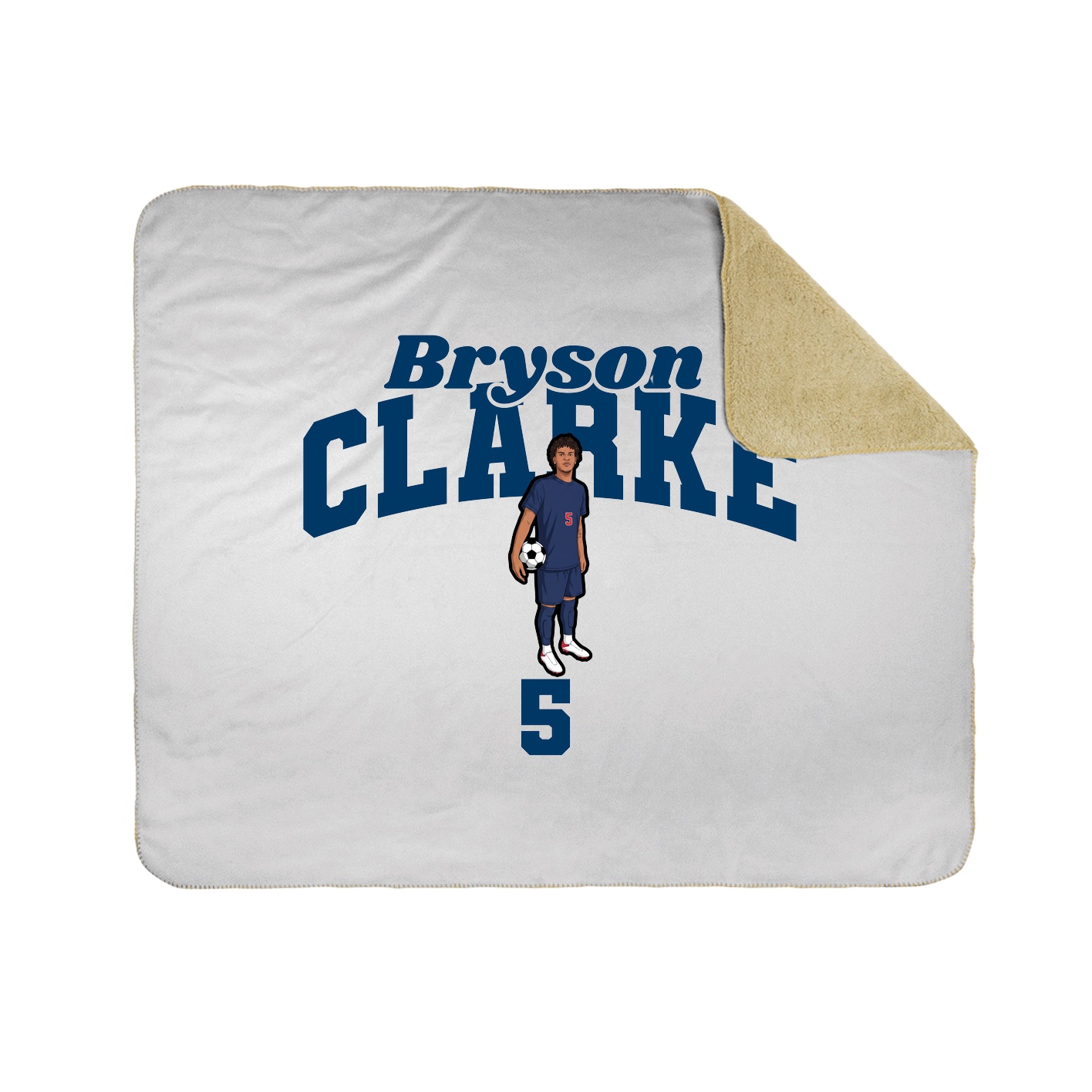 Throw Blanket — Signature Arch in White