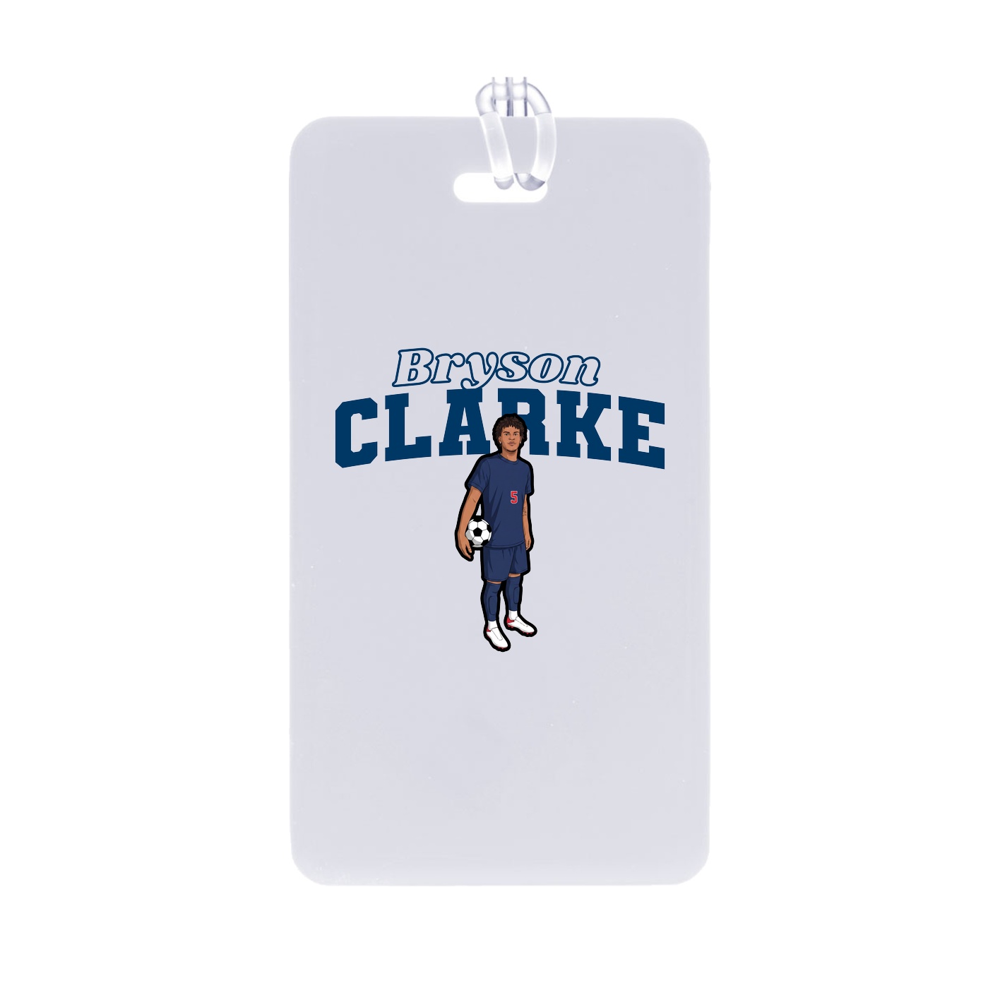 Bag Tag — Name Arch in Classic