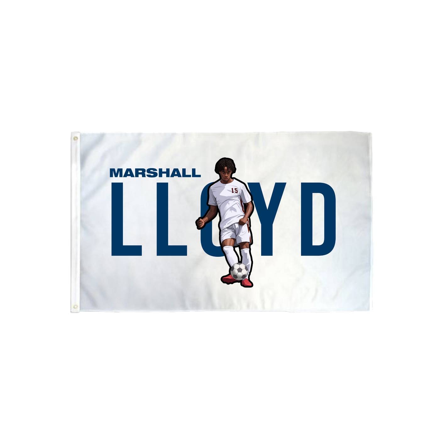 3x5 Flag — Player Name in Classic