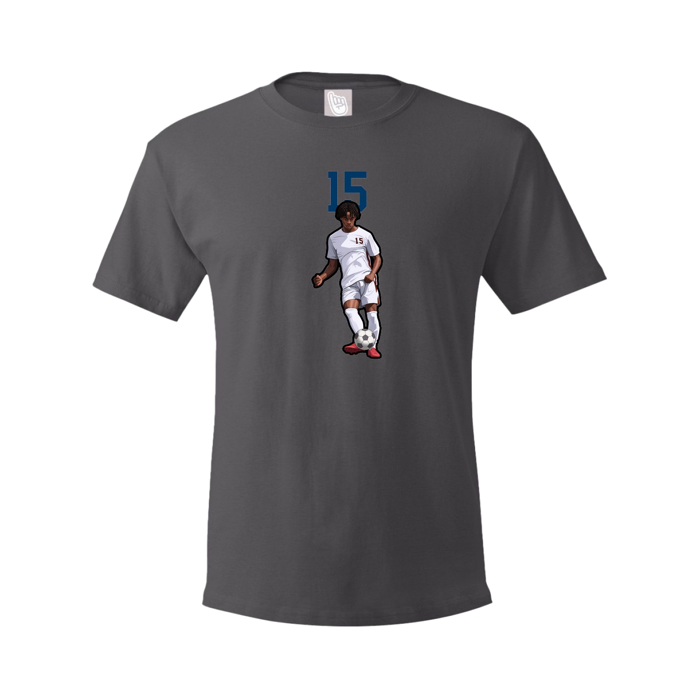 Tee — Number Top in Grey