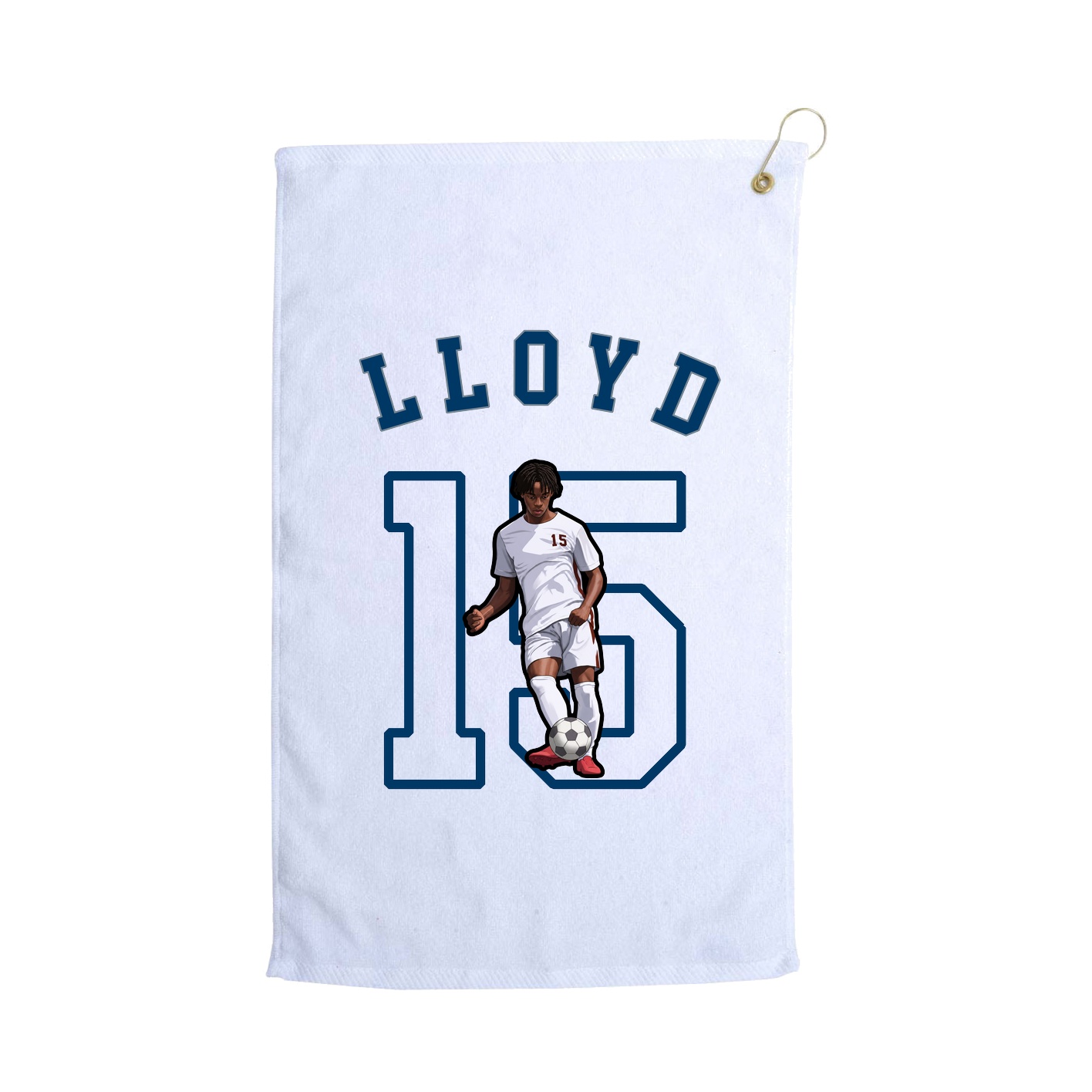 Golf Towel — Shirsey Arch in White