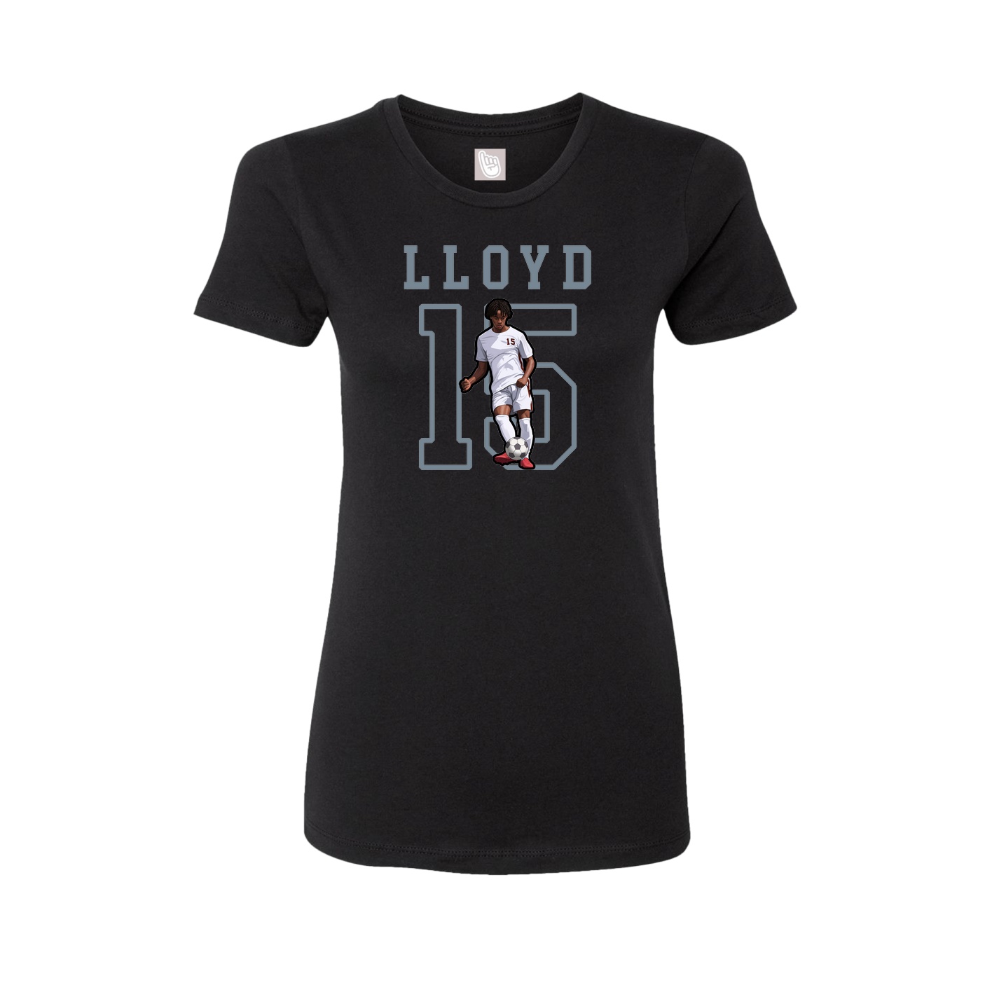 Fitted Women's Tee — Shirsey in Black