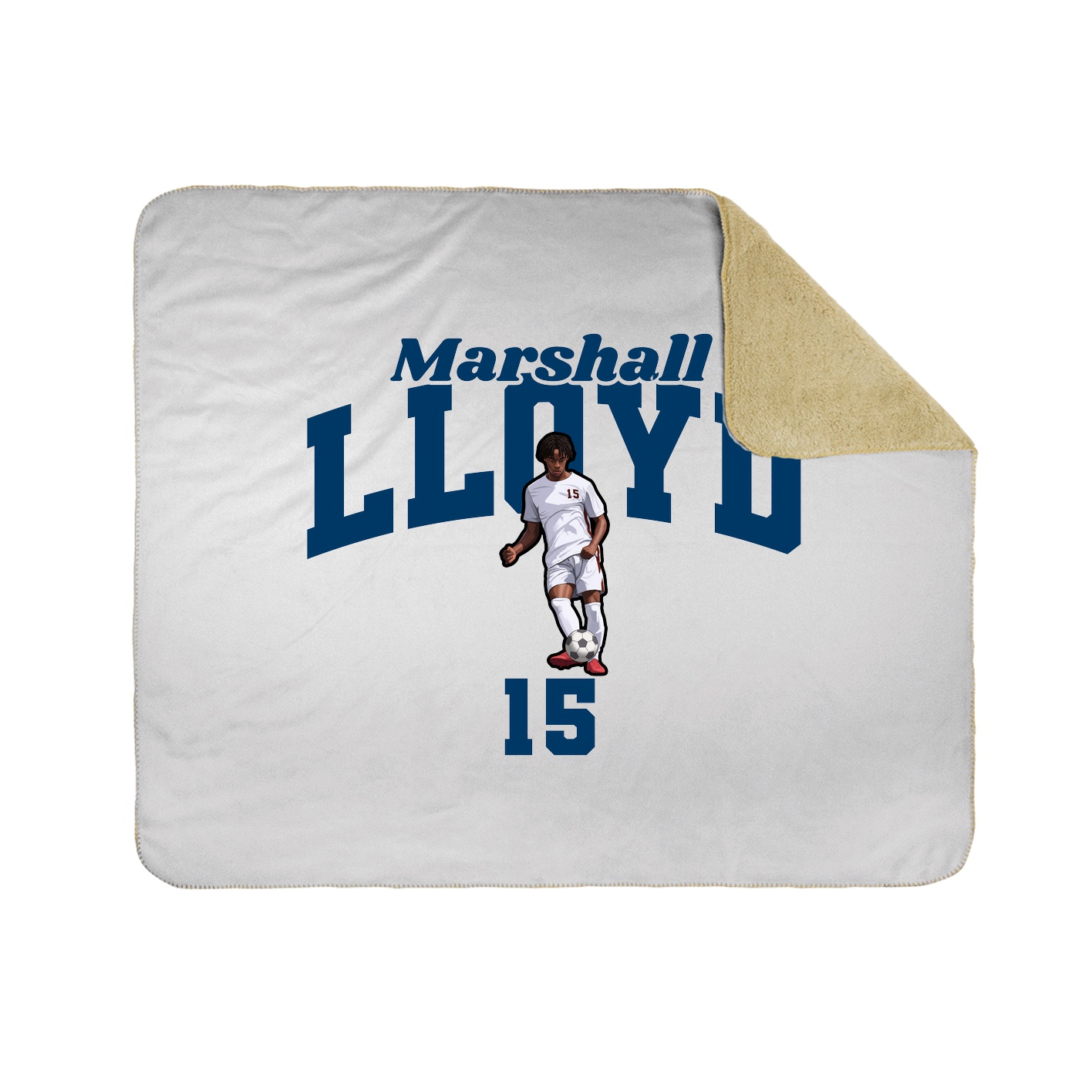 Throw Blanket — Signature Arch in White