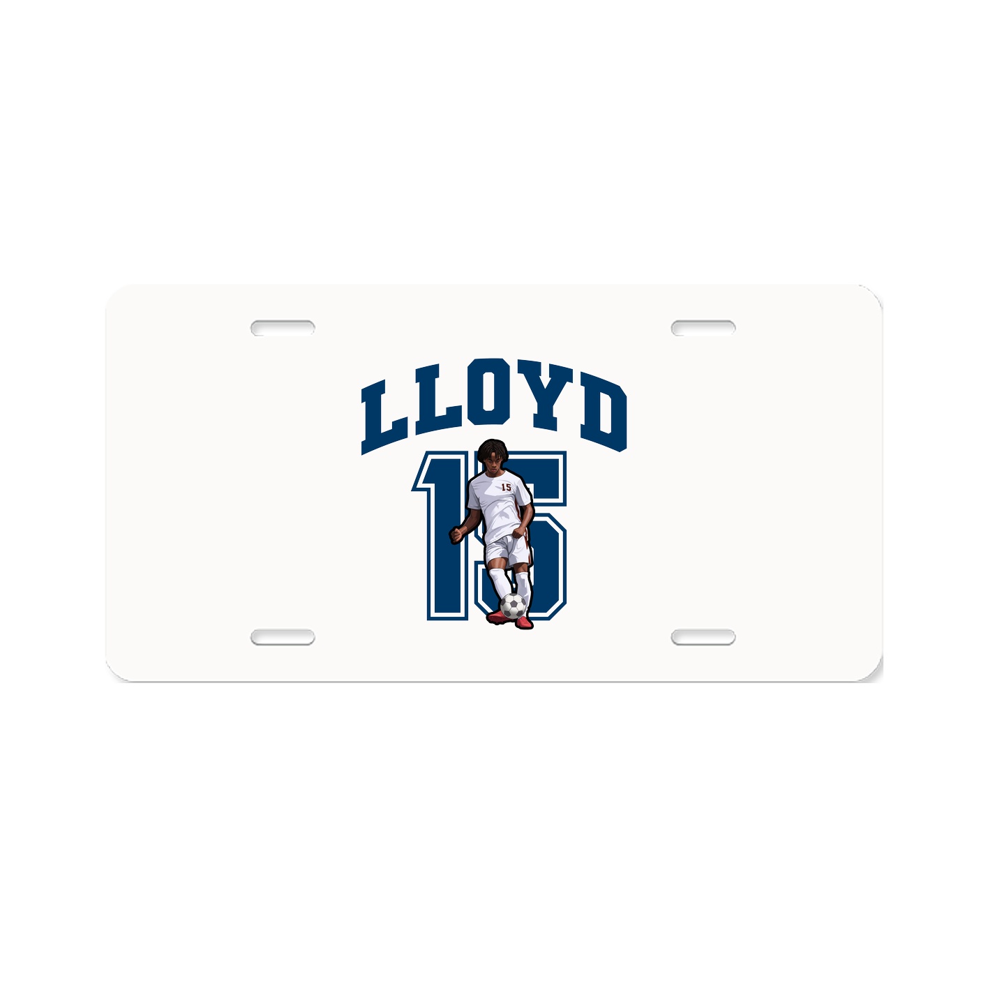 License Plate — Number in Classic