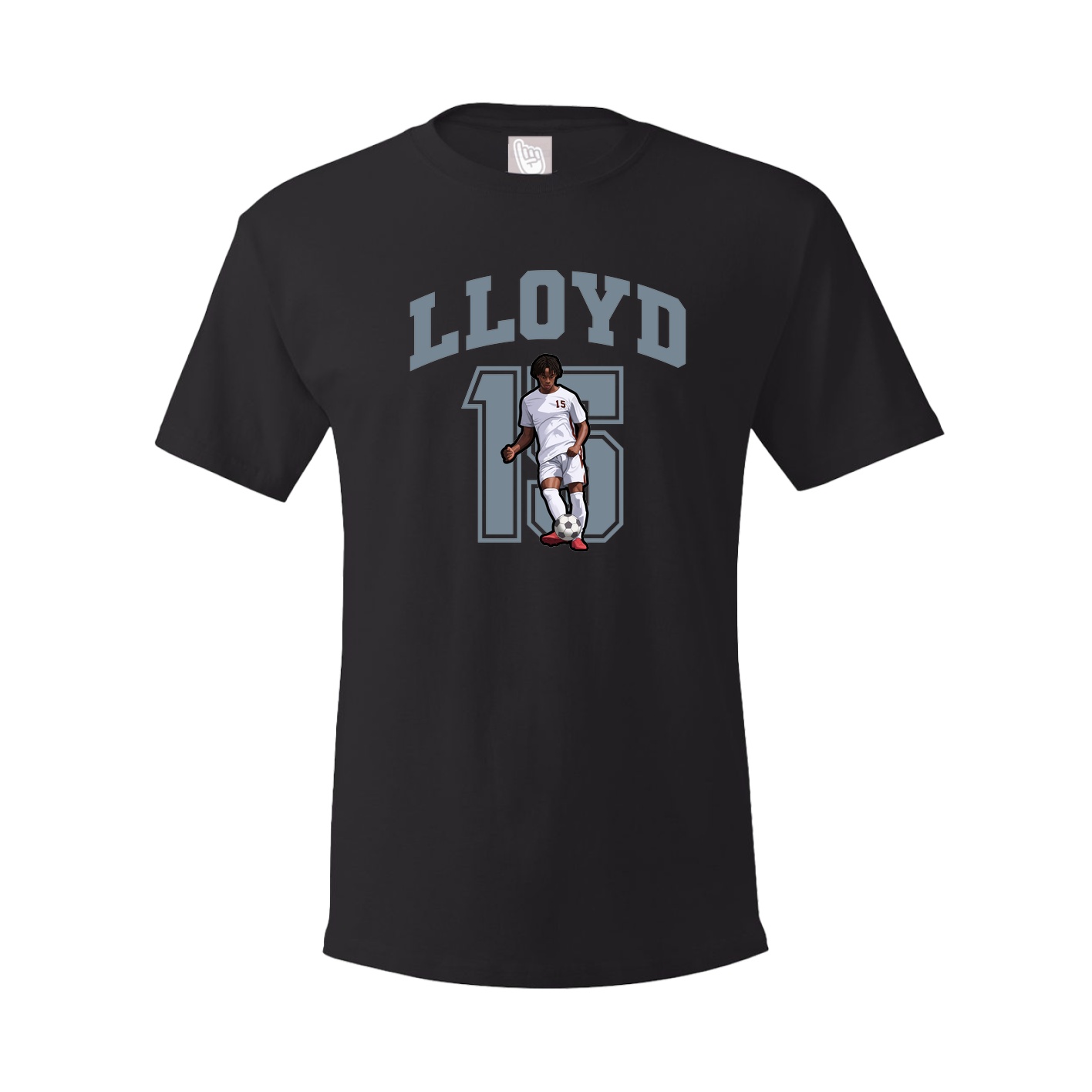 Youth Tee — Number in Black