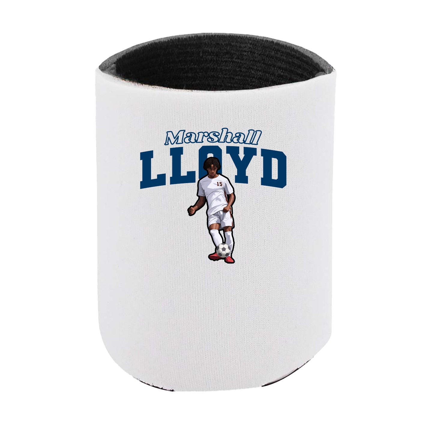 Can Holder — Name Arch in White