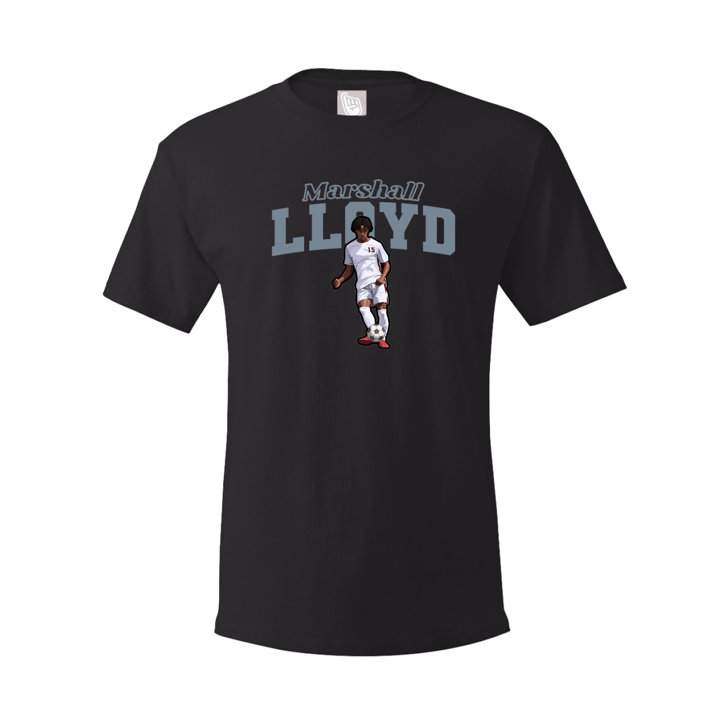 Youth Tee — Name Arch in Black