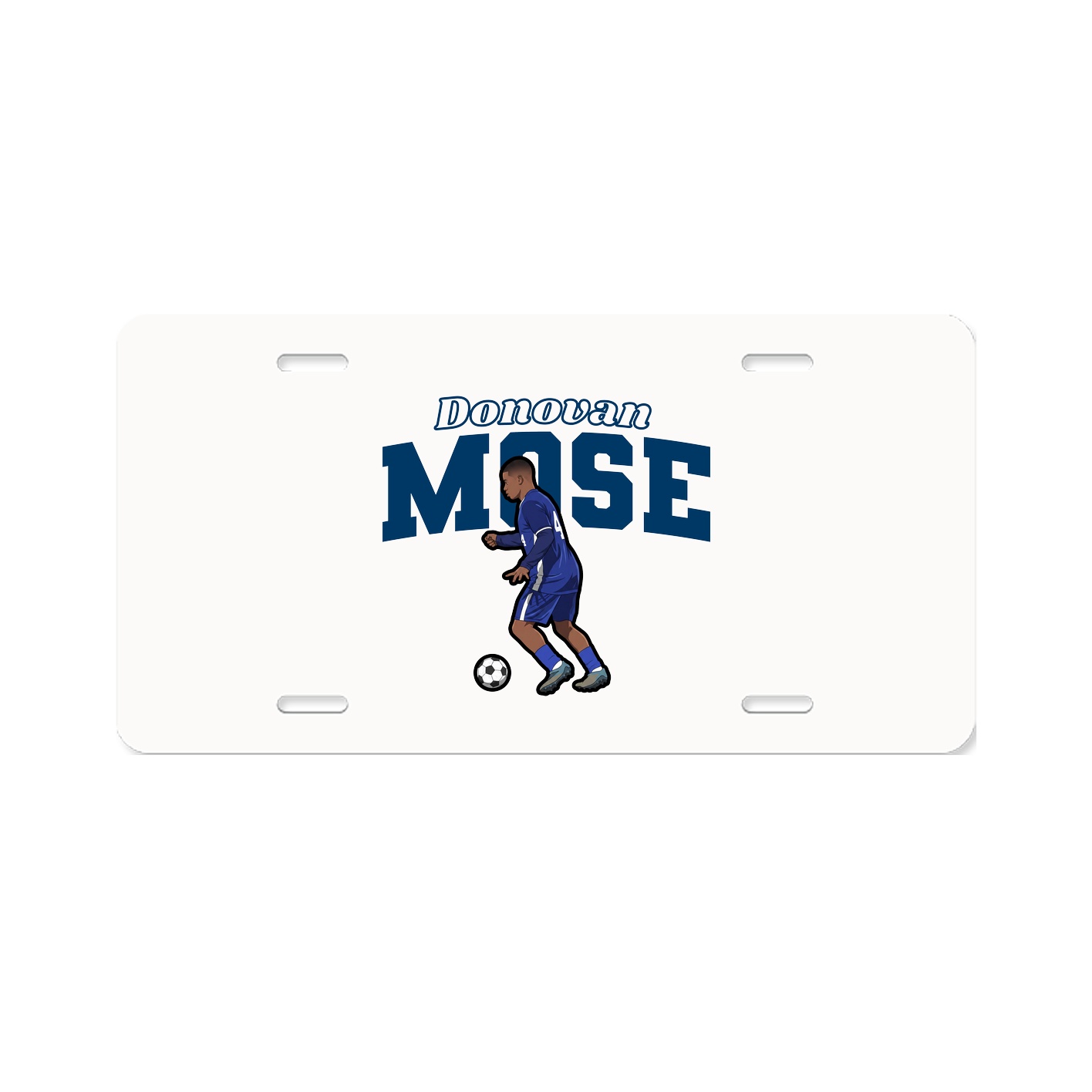 License Plate — Name Arch in Classic