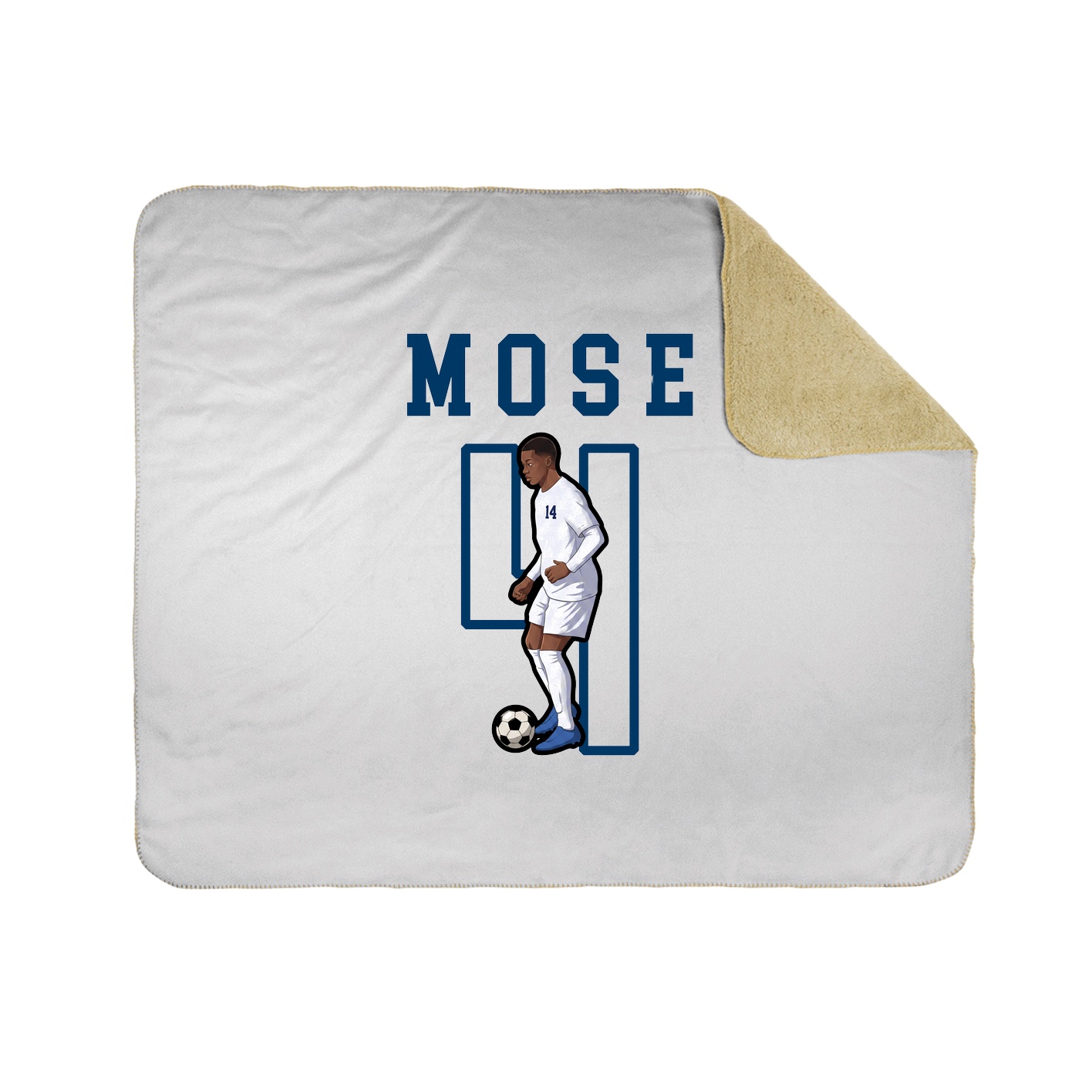Throw Blanket — Shirsey in White