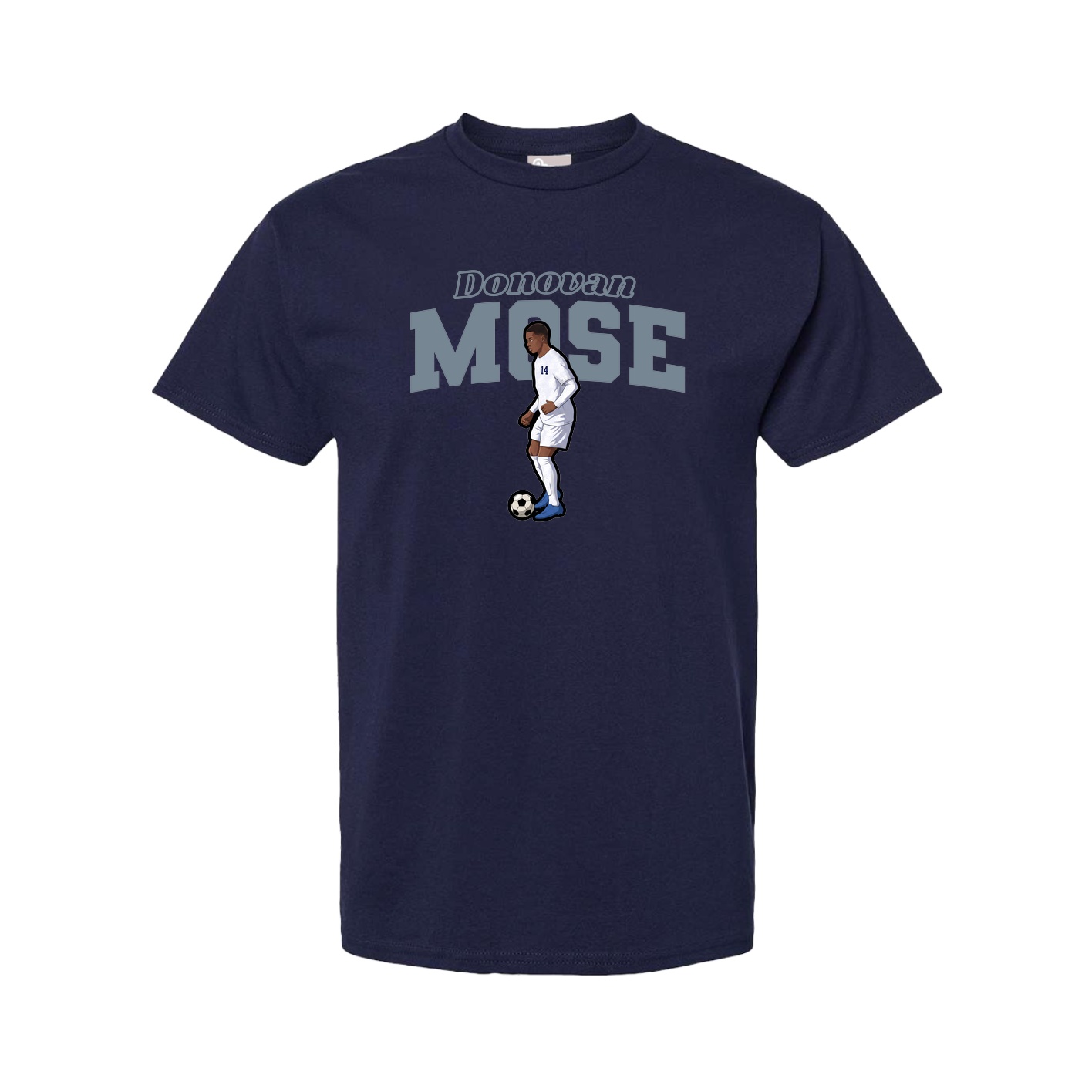 Youth Tee — Name Arch in Navy